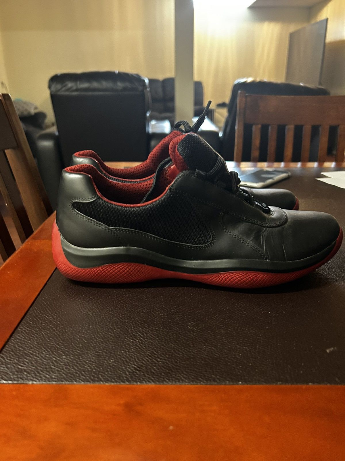 Prada Pradas America’s Cup leather sneakers Size US 9.5 / EU 42-43 - 2 Thumbnail