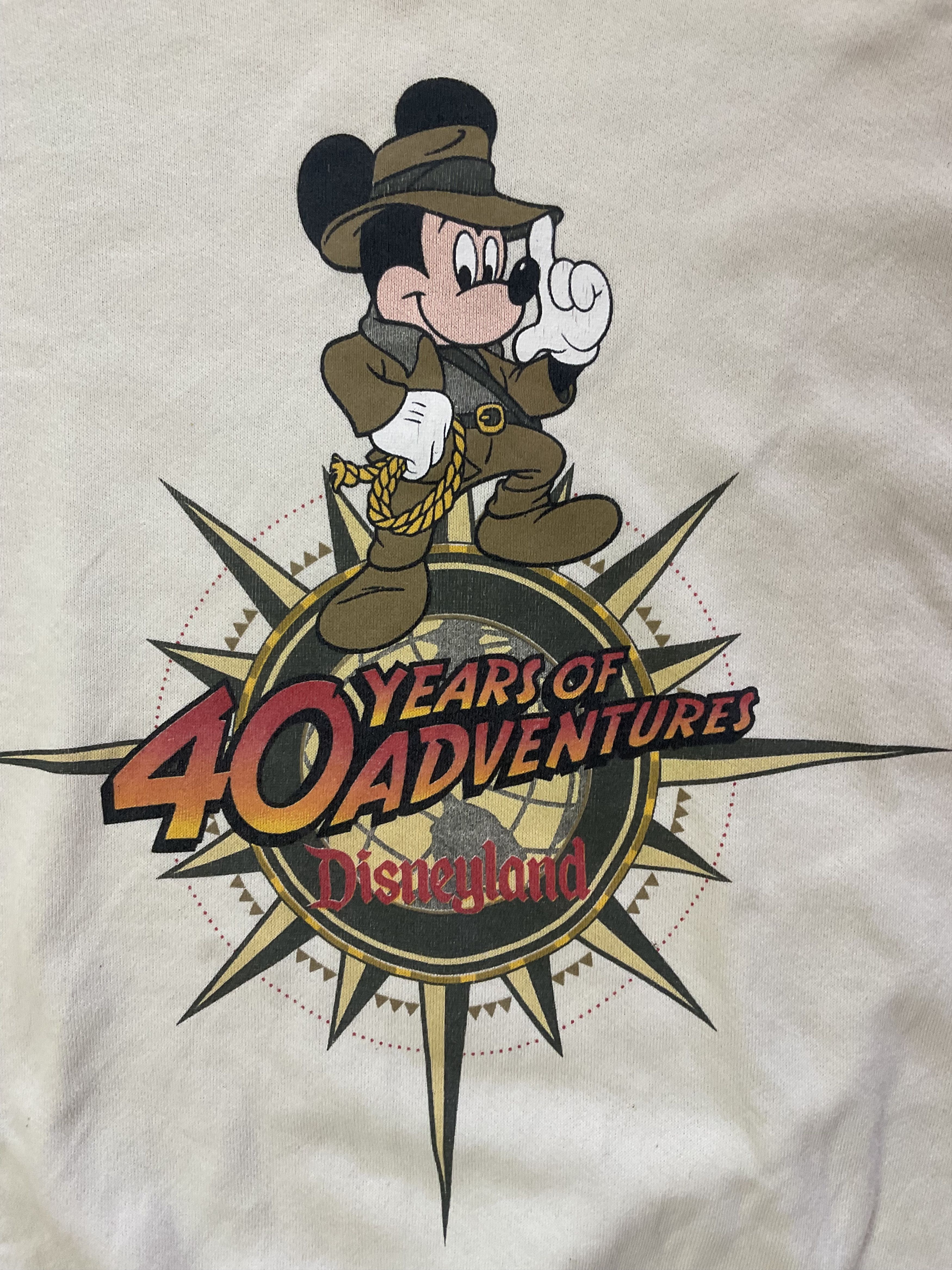 Disney Vintage 90s Mickey Mouse 40 Years of Adventure Sweatshirt Size US M / EU 48-50 / 2 - 2 Thumbnail