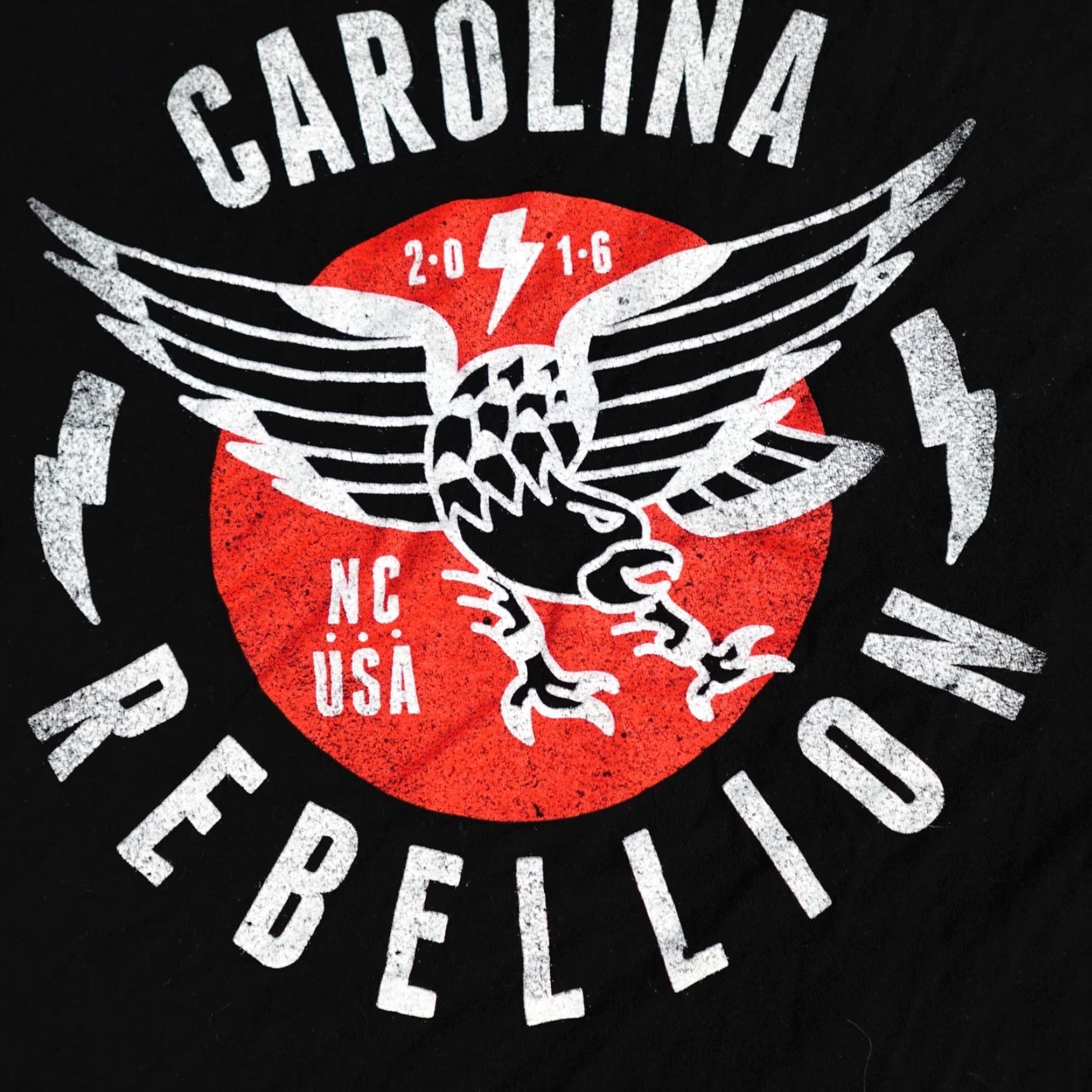 Vintage Carolina Rebellion Shirt XL Black Double Sided Rob Zombie Deftones Pennywise Shirt Mens XL Black Double Sided Size US XL / EU 56 / 4 - 2 Thumbnail