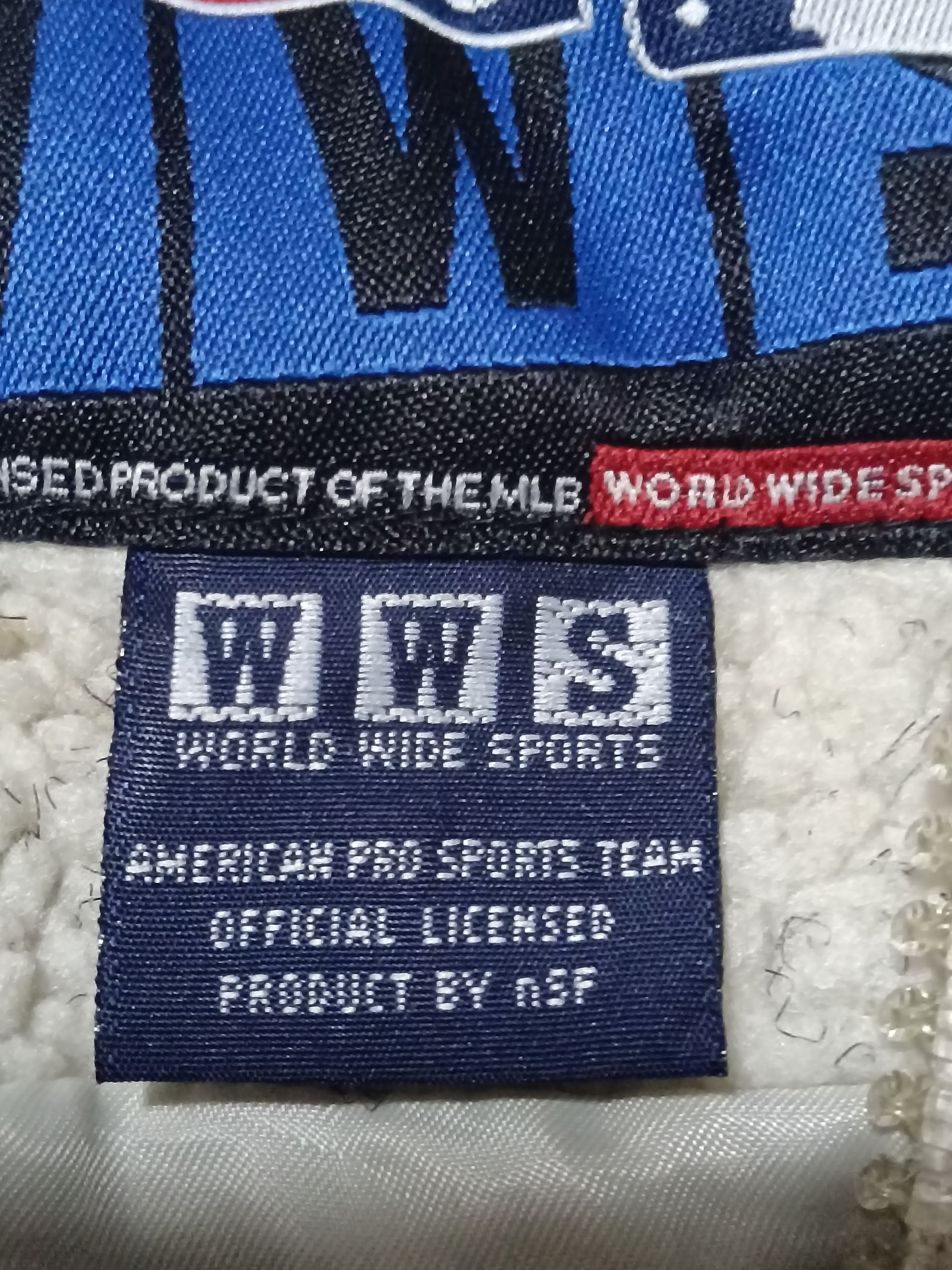 MLB VINTAGE WWS/MLB NY METS SHERPA HOODED FLEECE JACKET Size US L / EU 52-54 / 3 - 4 Thumbnail