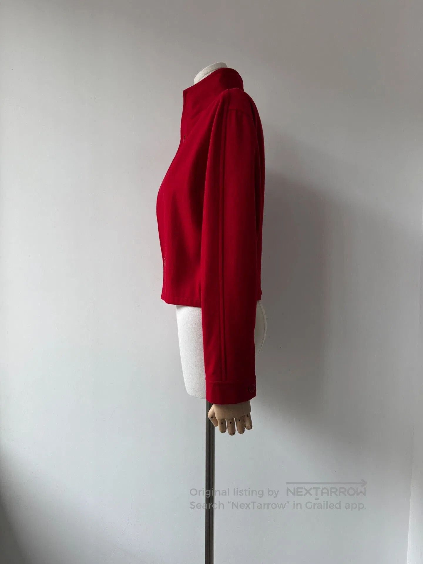 Y's Yohji Yamamoto Y's Red Wool Jacket. Size M / US 6-8 / IT 42-44 - 3 Thumbnail