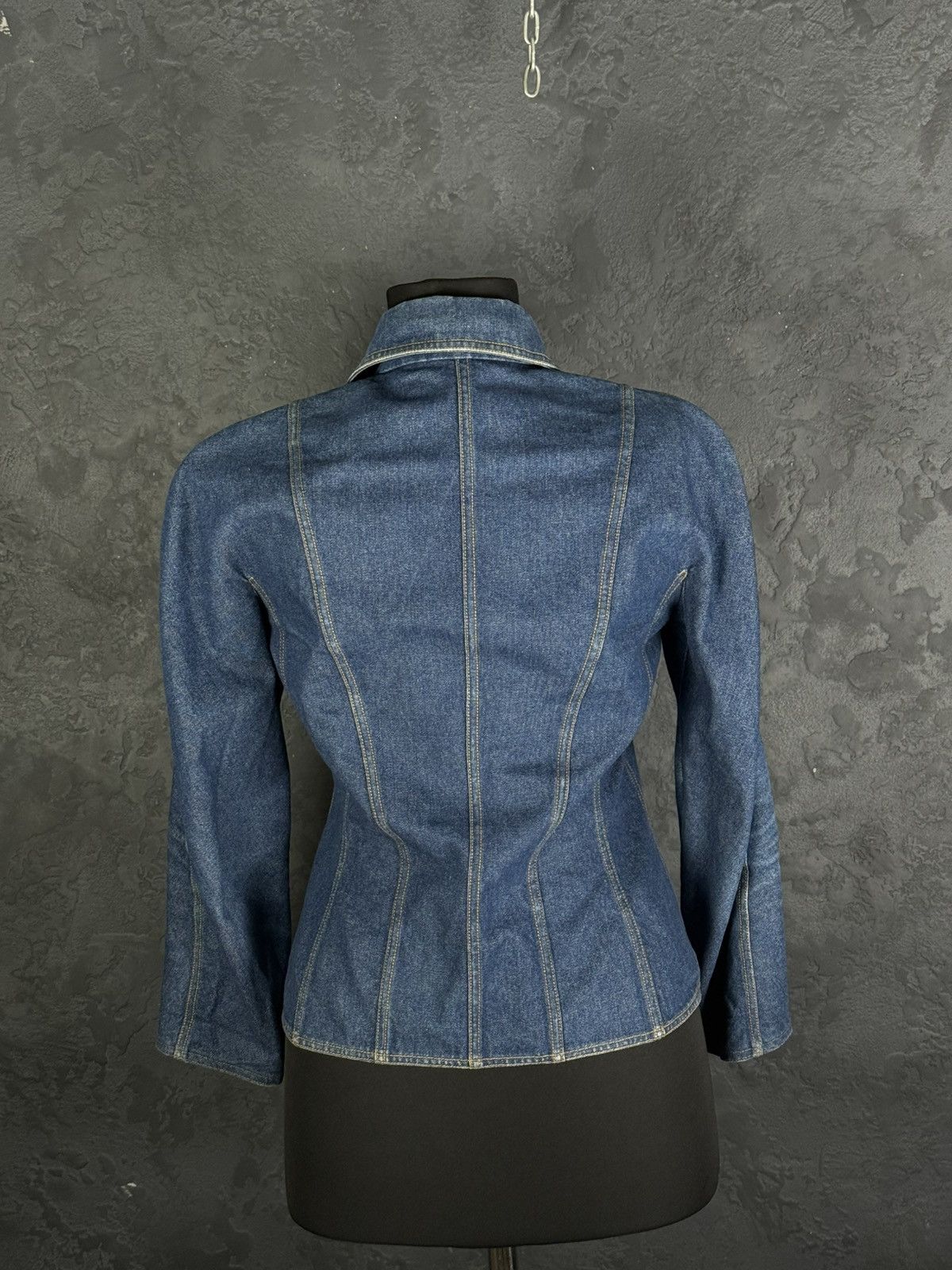 Dior Vintage CHRISTIAN DIOR BOUTIQUE Embroidered Denim Jacket Size M / US 6-8 / IT 42-44 - 10 Thumbnail