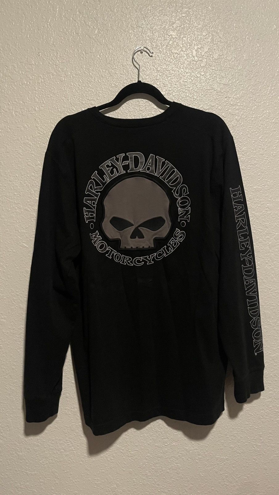Harley Davidson Harley Davidson Skull Longsleeve Black Size US L / EU 52-54 / 3 - 3 Thumbnail