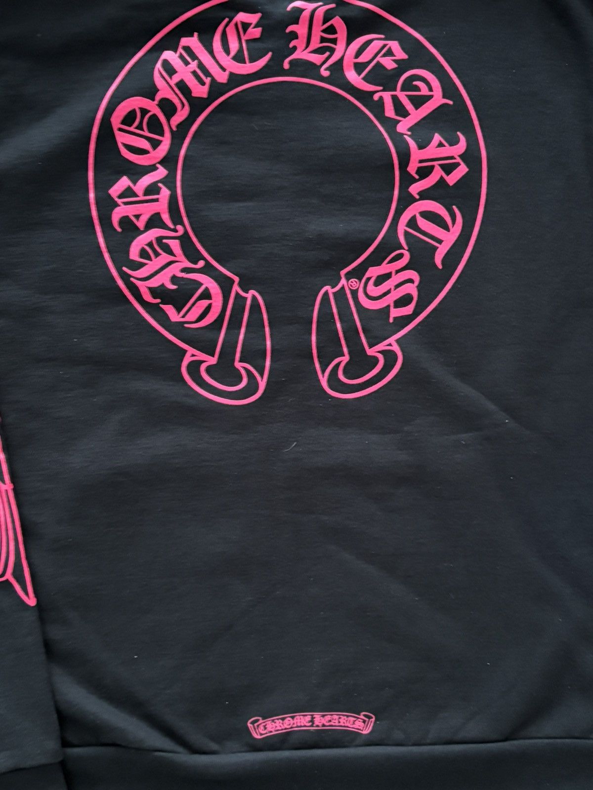 Chrome Hearts Chrome Hearts Black/pink Horseshoe Hoodie M Size US M / EU 48-50 / 2 - 8 Thumbnail