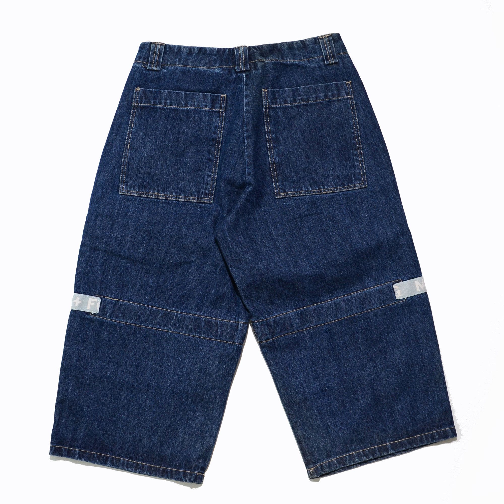 Marithe + Francois Girbaud M+FG Long Denim Shorts W32 Y2K Hip Hop 2006 Rare Craft Size US 32 / EU 48 - 2 Thumbnail