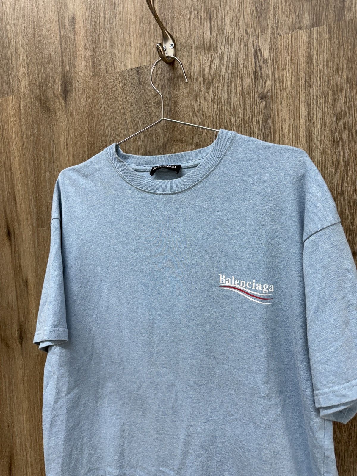 Balenciaga Balenciaga Blue Short Sleeve Size US S / EU 44-46 / 1 - 3 Thumbnail