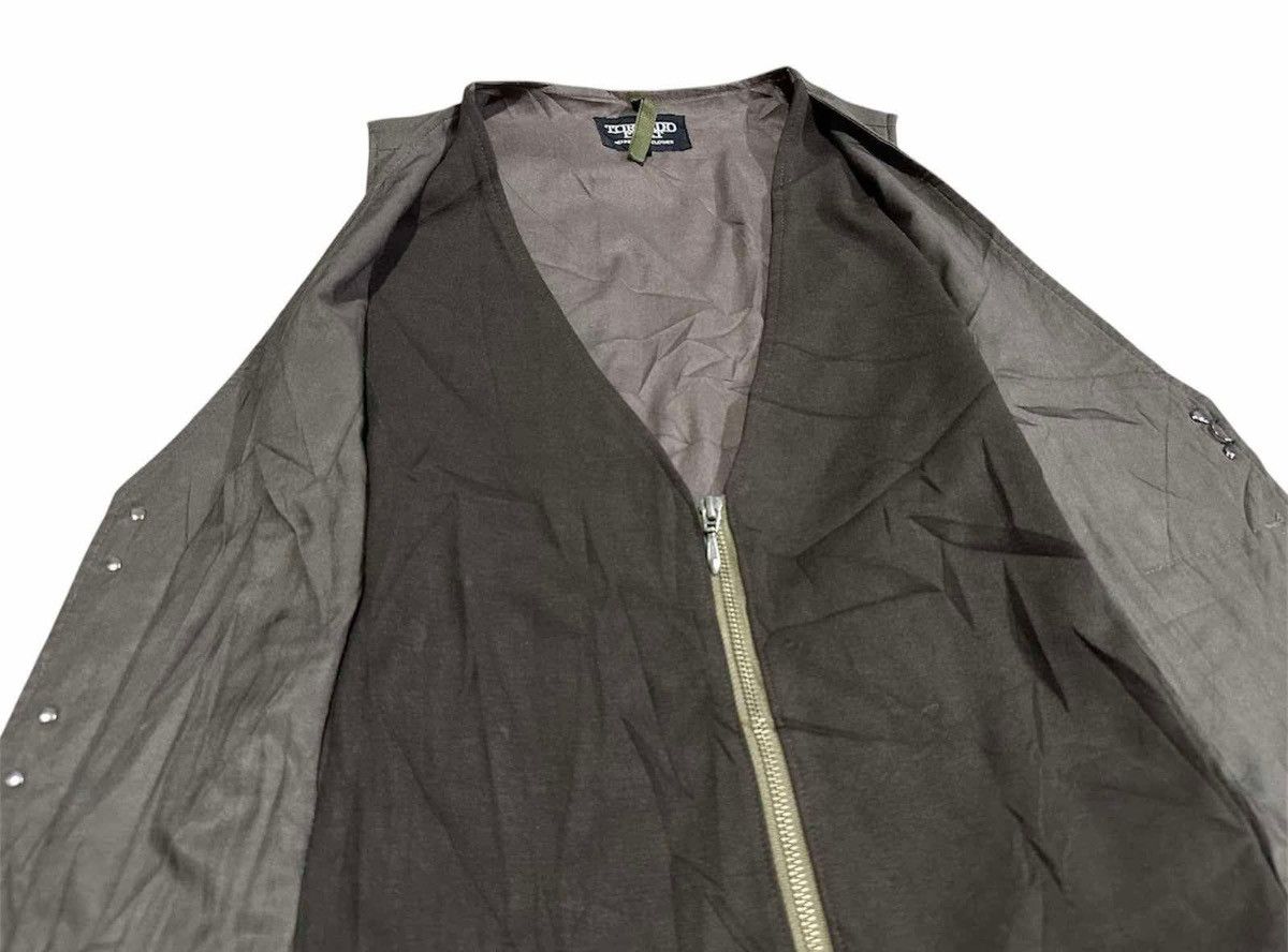 If Six Was Nine × Japanese Brand × Tornado Mart 🔥Y2K Archive Tornado Mart Studded Vest Double Layer Cardigan Size US M / EU 48-50 / 2 - 3 Thumbnail