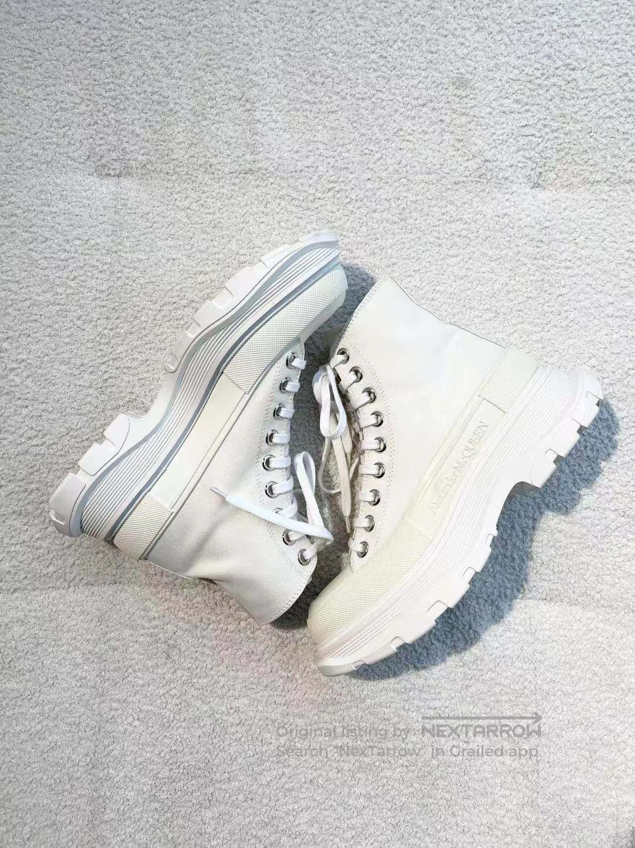 Alexander McQueen Alexander Mcqueen Lace-up platform high-top Martin boots| Size US 5.5 / IT 35.5 - 3 Thumbnail