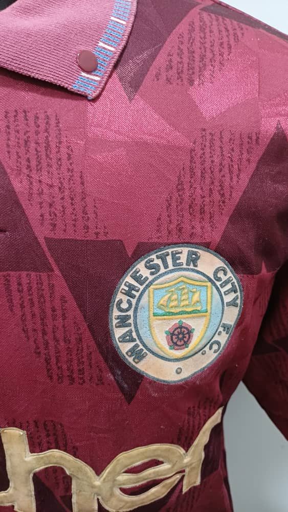 Vintage Vintage 90 -92 manchester city away jersey Size US M / EU 48-50 / 2 - 5 Thumbnail