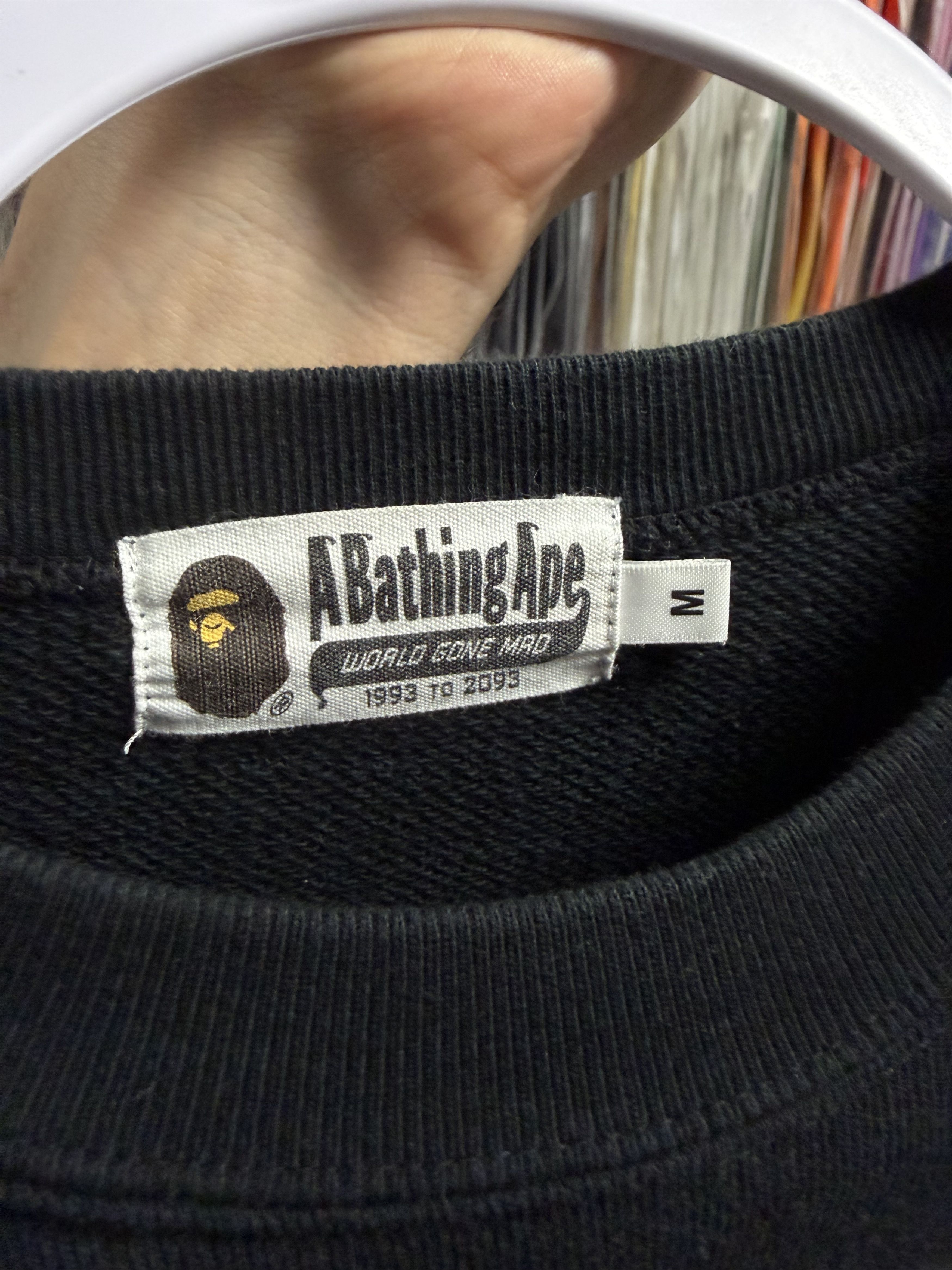 Bape Bape Moon Crewneck Size Medium Gently Worn Black Size US M / EU 48-50 / 2 - 3 Thumbnail