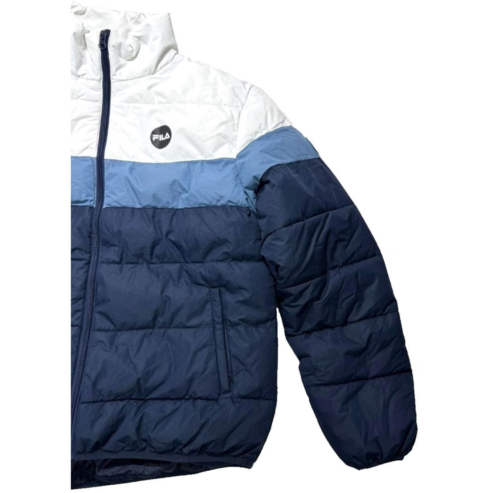 Fila FILA Rocco Puffer Jacket Blue Size M Women Long Sleeve Casual Polyester Down Insulation Size M / US 6-8 / IT 42-44 - 4 Thumbnail