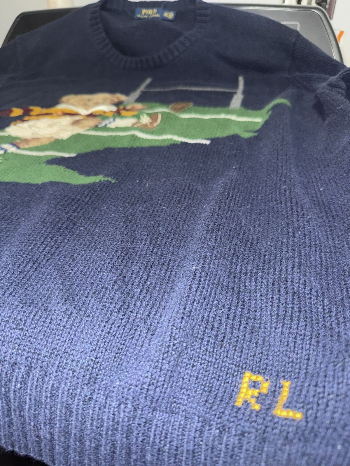 Polo Ralph Lauren Polo Ralph Lauren “Rugby Bear” Sweater Big & Tall 3XL Size US XXL / EU 58 / 5 - 6 Thumbnail
