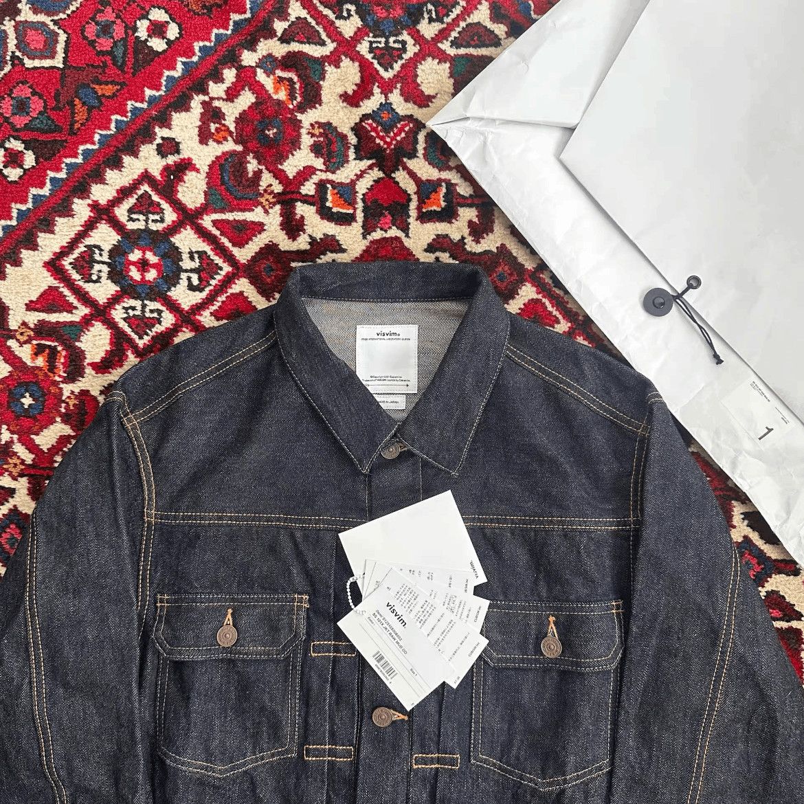 Visvim Visvim Sz 1 Visvim 25SS 101xx Mud Raw Denim Jacket-2506 Size US S / EU 44-46 / 1 - 3 Thumbnail