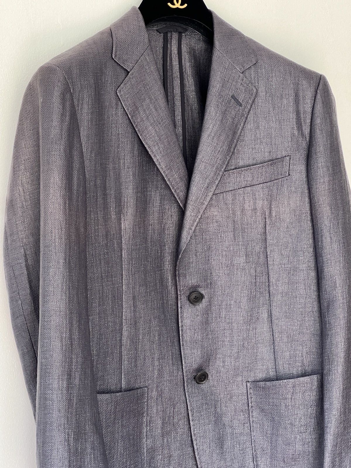 Hermes Hermes hand woven raffia blazer Size 38R - 8 Thumbnail