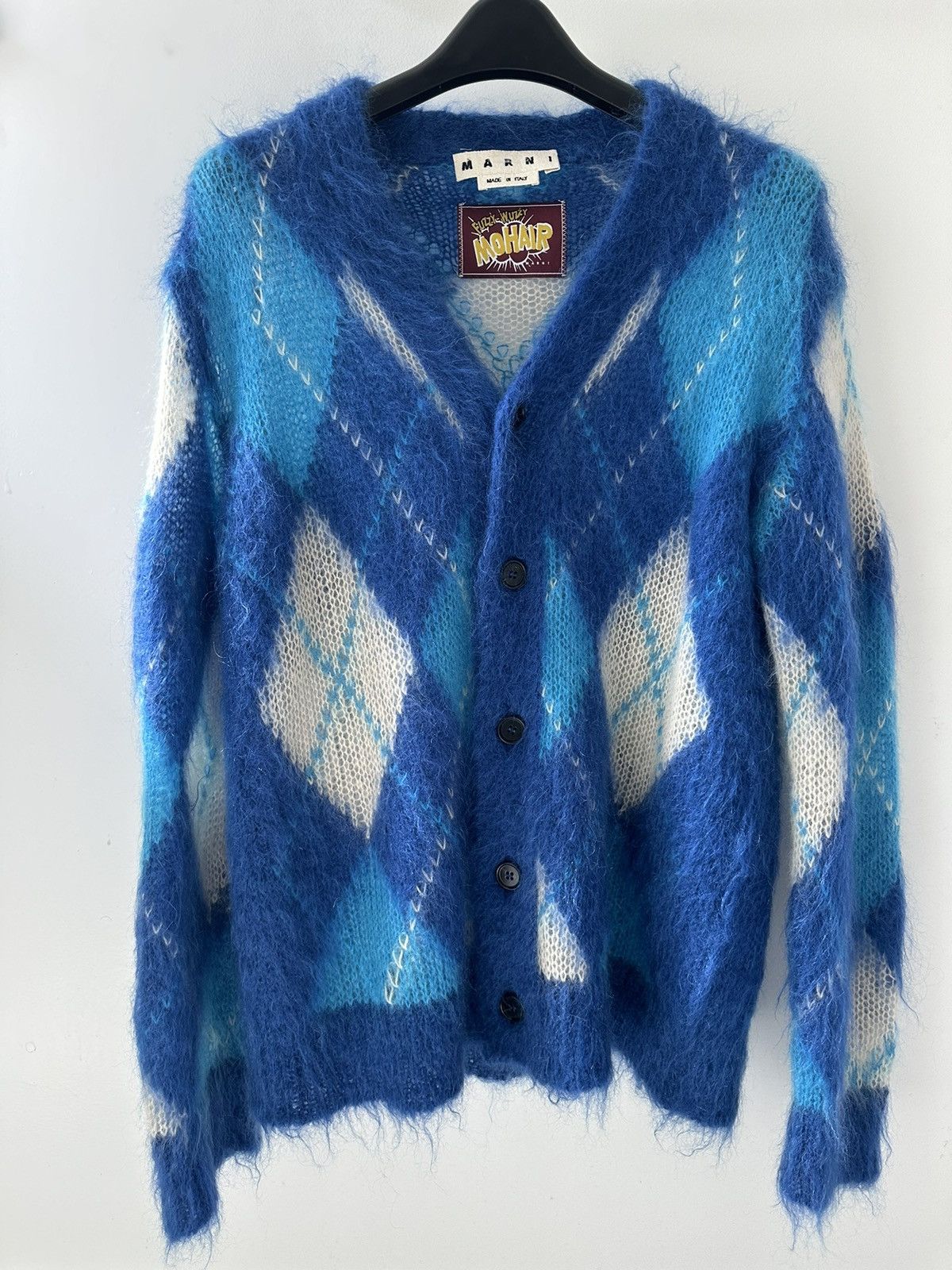 Marni Marni V neck Mohair Cardigan Size US S / EU 44-46 / 1 - 1 Thumbnail