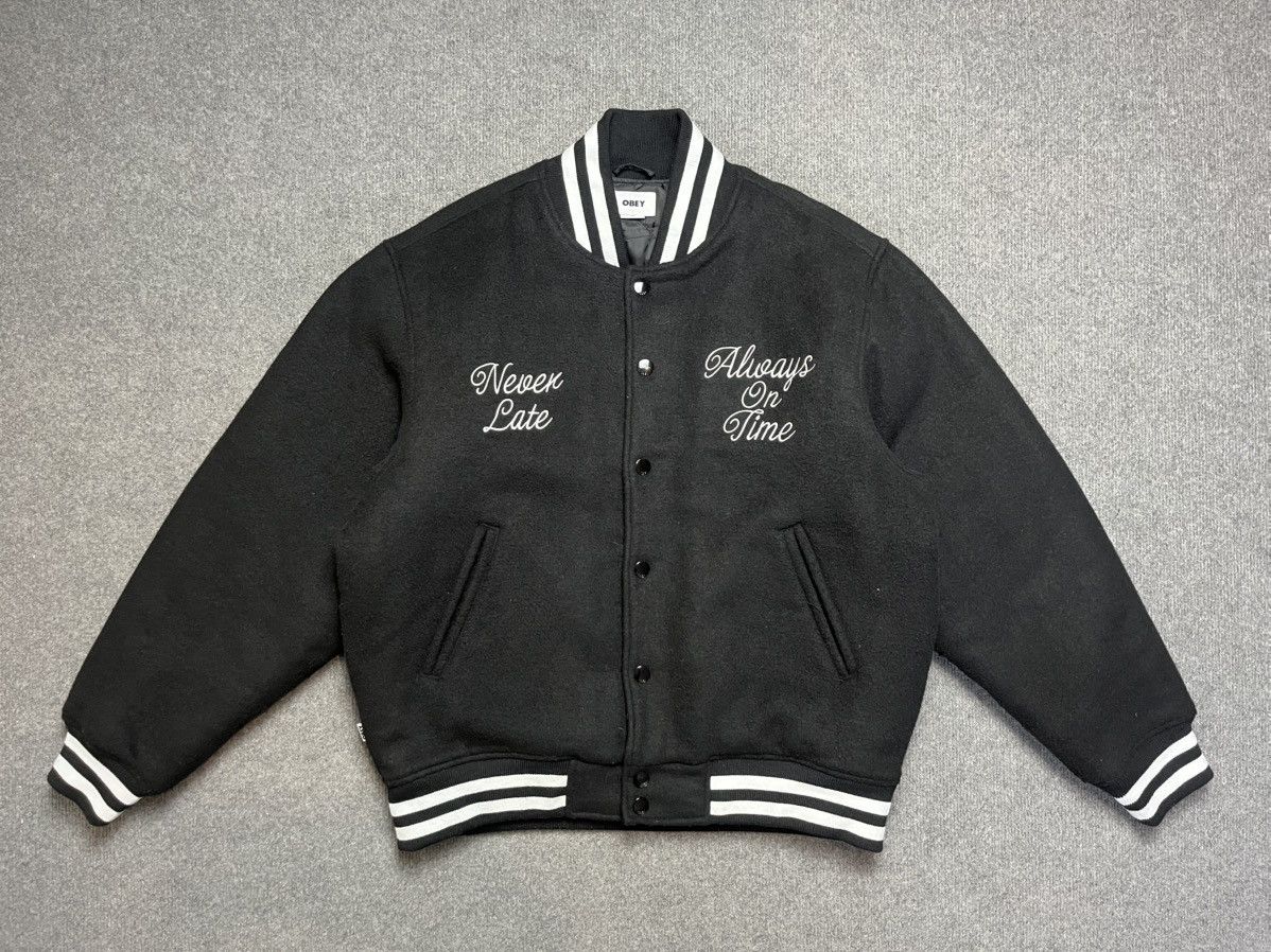 Obey Obey Varsity Wool bomber Size US M / EU 48-50 / 2 - 4 Thumbnail