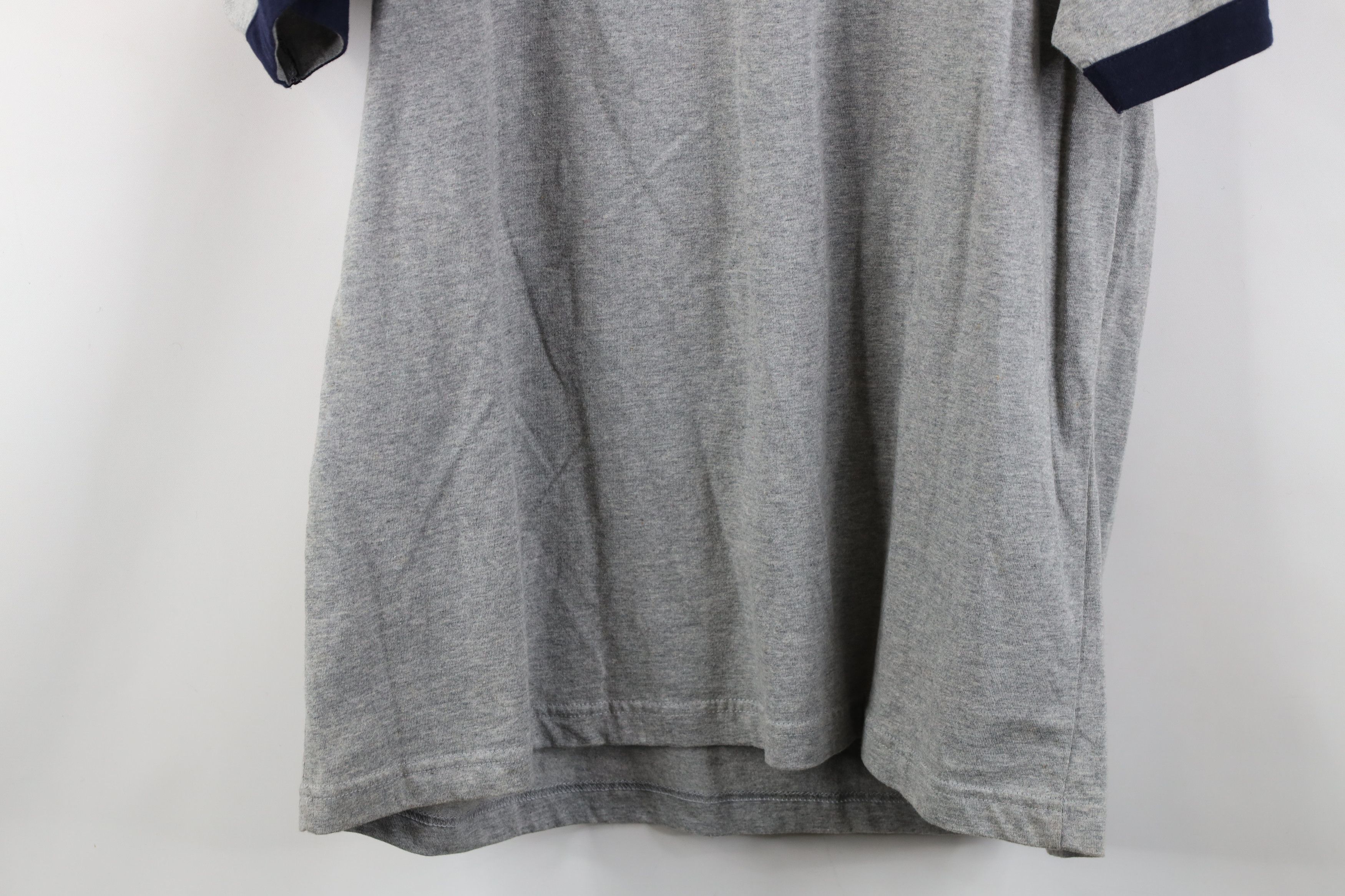 Vintage Vintage 90s Y2K Paco Jeans Graffiti Ringer T-Shirt Gray Size US M / EU 48-50 / 2 - 13 Thumbnail