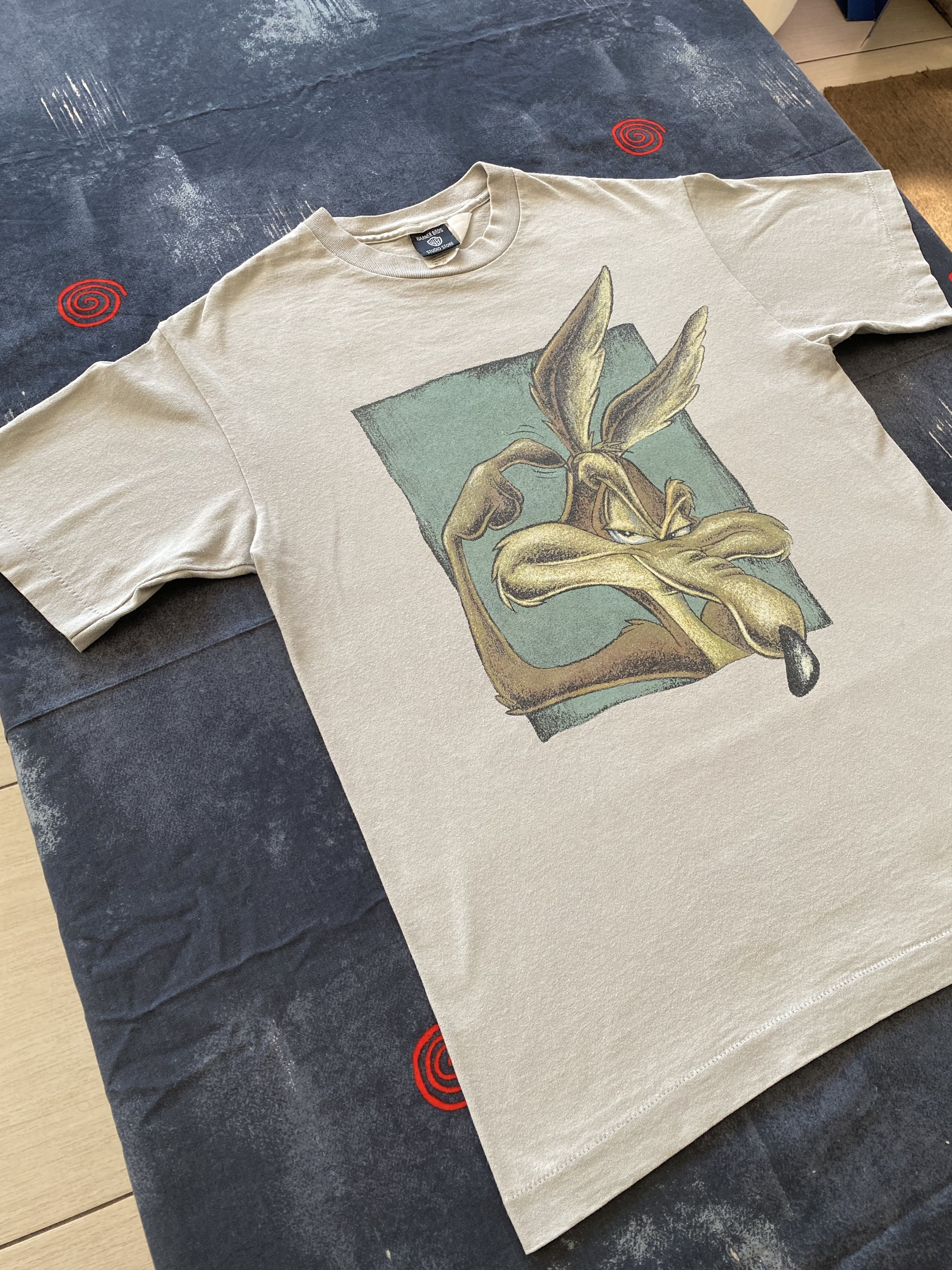 Cartoon Network Vintage 1995 Looney Tunes Wile E. Coyote T-shirt Size US M / EU 48-50 / 2 - 8 Thumbnail