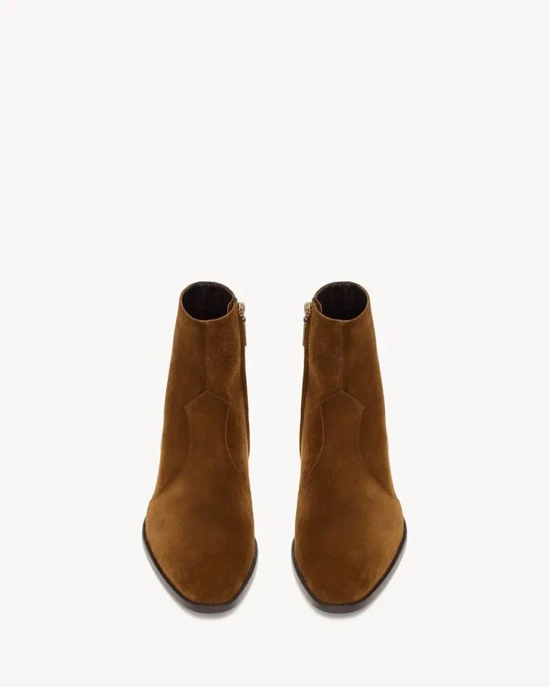 Saint Laurent Paris o1s1wg110126 755179 Wyatt Boots in Suede in Brown Size US 8.5 / EU 41-42 - 2 Thumbnail