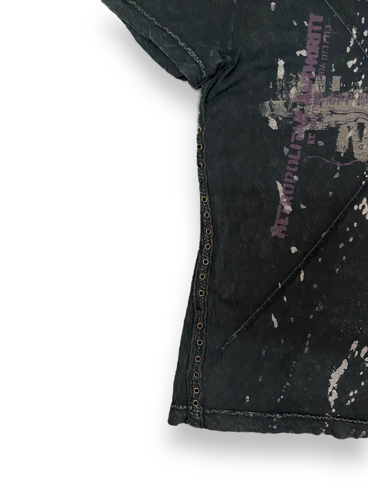 20471120 × If Six Was Nine Tee Salvage Art of X Cross Knit Metropolitan Spatter Painter Size US M / EU 48-50 / 2 - 4 Thumbnail