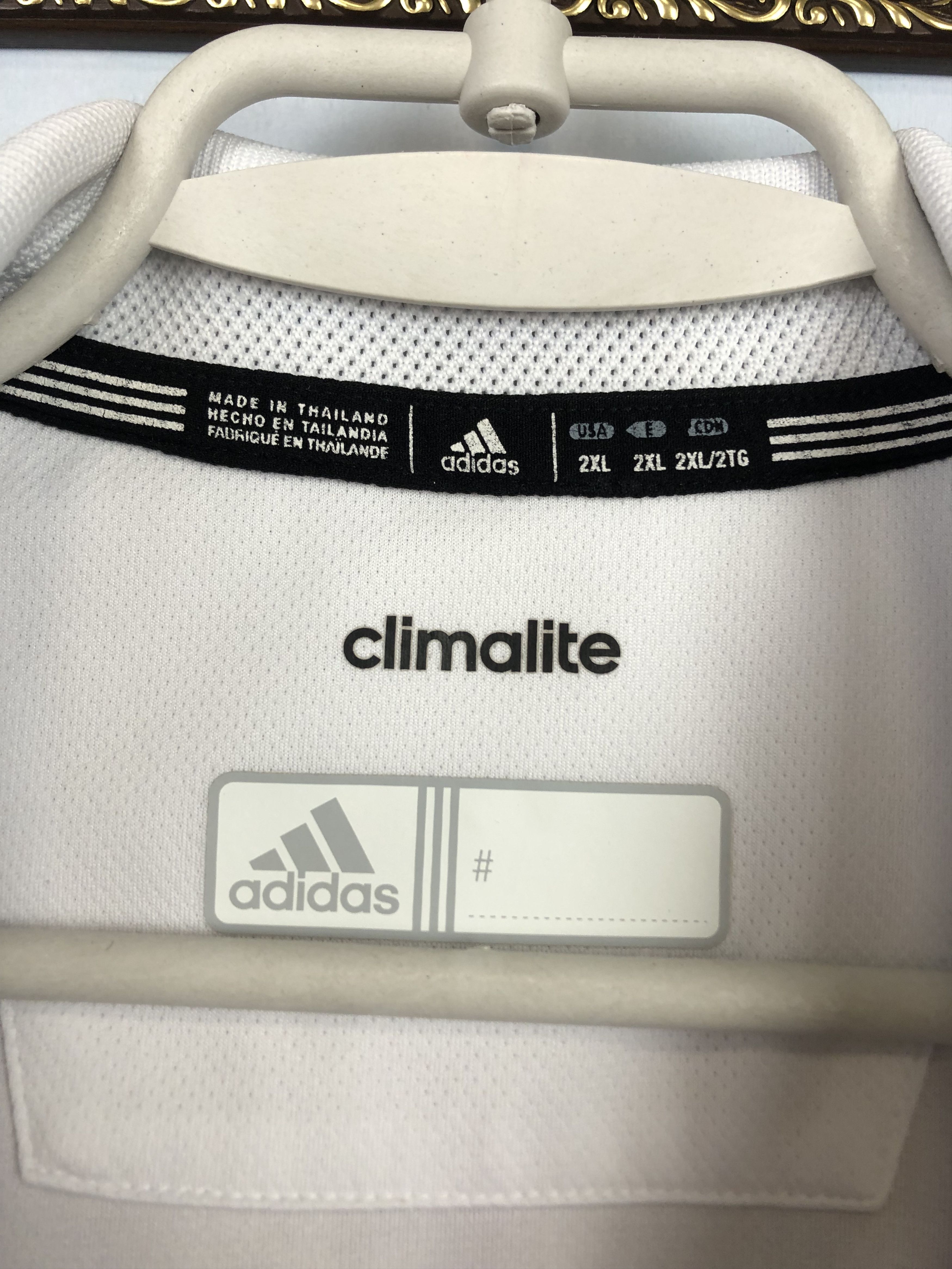 Adidas Adidas Michigan Wolverines White NCAA Shirt Climalite Jersey Size US XXL / EU 58 / 5 - 4 Thumbnail
