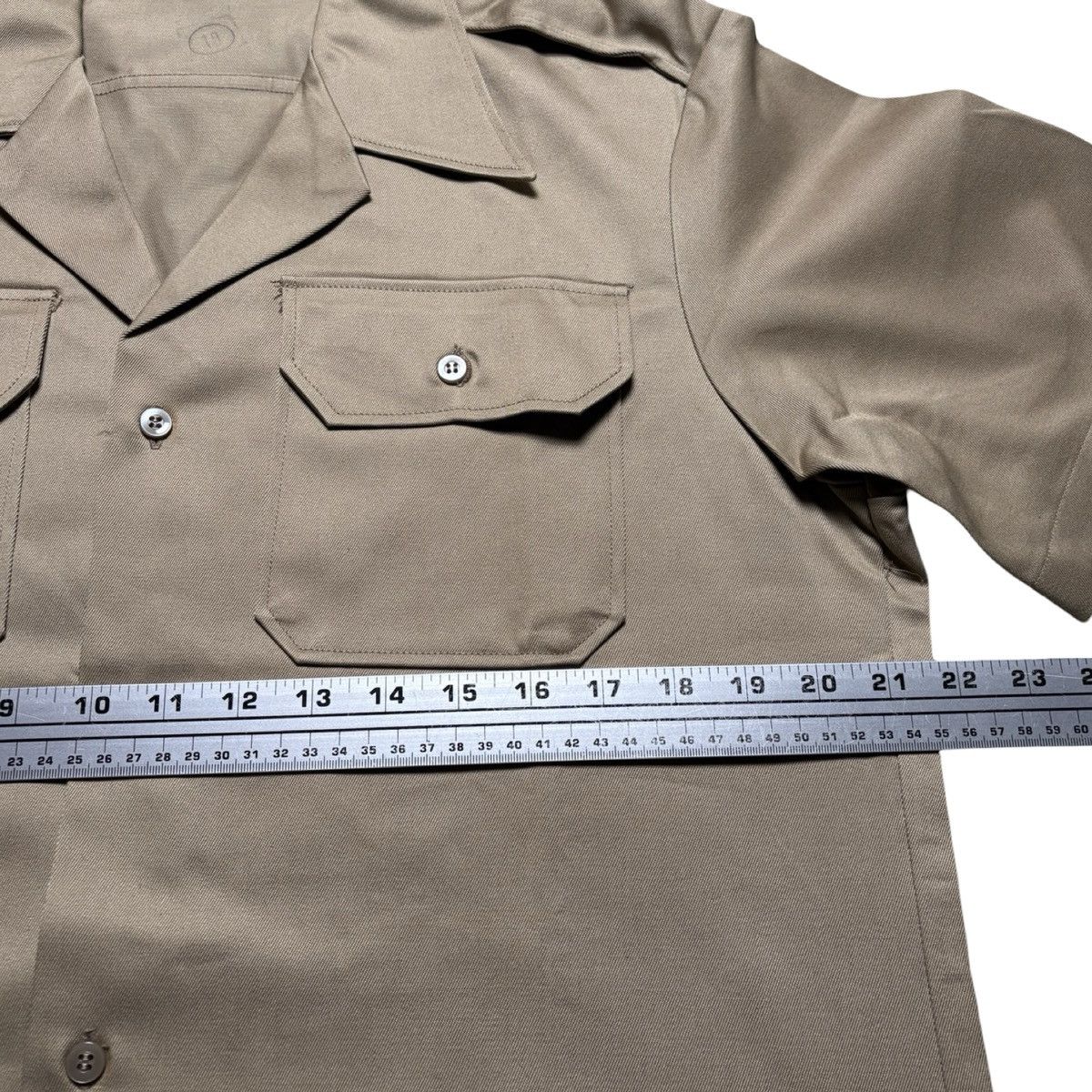 Other US Military Shirt Mens M Khaki Short Sleeve 70s Vintage 02 Size US M / EU 48-50 / 2 - 3 Thumbnail