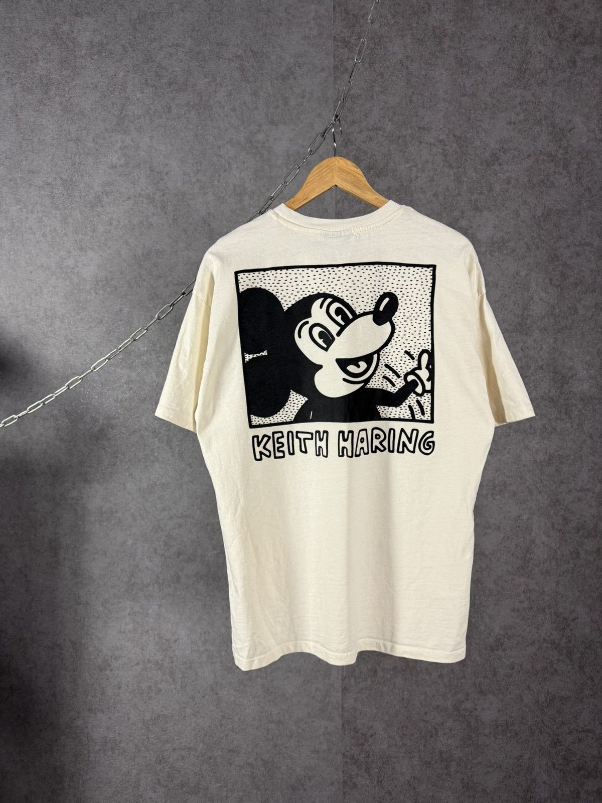 Keith Haring Keith Haring x Mickey Mouse overprinted tee Size US S / EU 44-46 / 1 - 2 Thumbnail