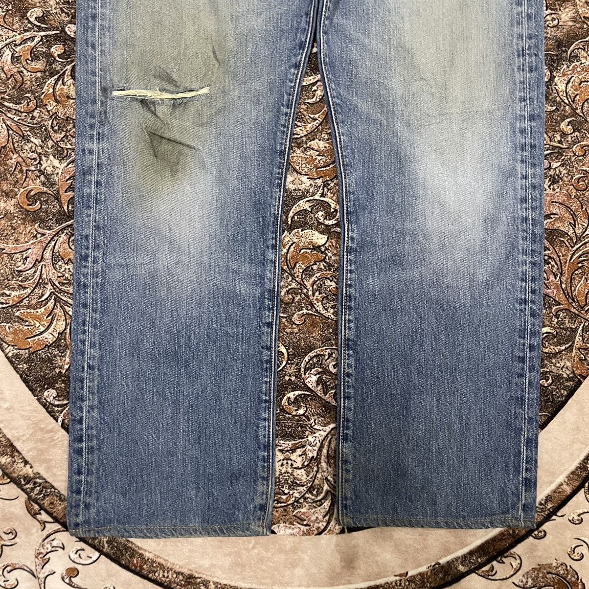 Levi's Vintage Clothing 🔥Vintage Levis 501 Stoned Washed Ripped Distress Dirty Denim Size US 34 / EU 50 - 3 Thumbnail