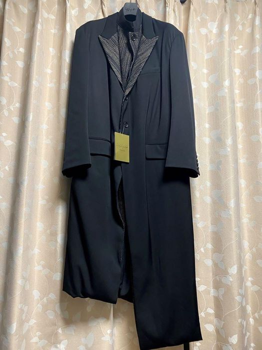 Yohji Yamamoto Pour Homme 23aw long jacket | Grailed