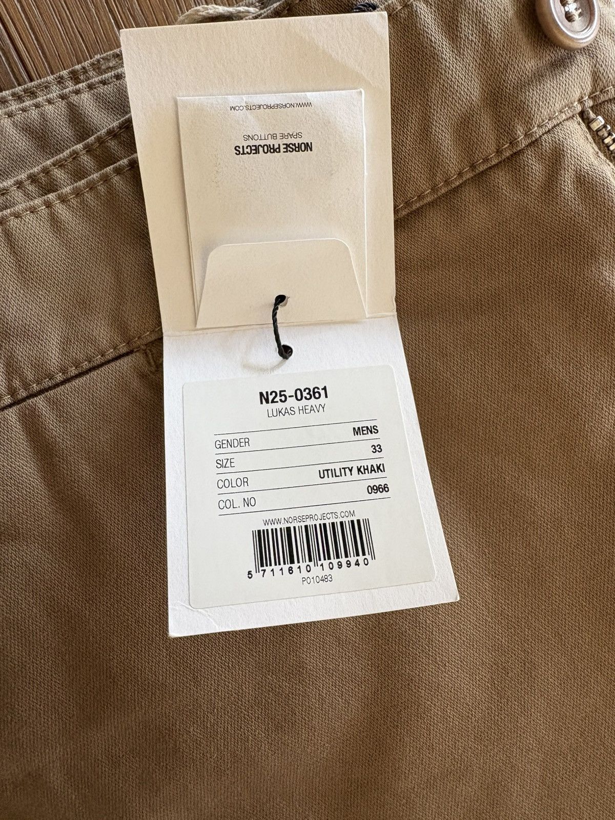 Norse Projects Lukas Heavy Chinos Size US 33 - 8 Thumbnail