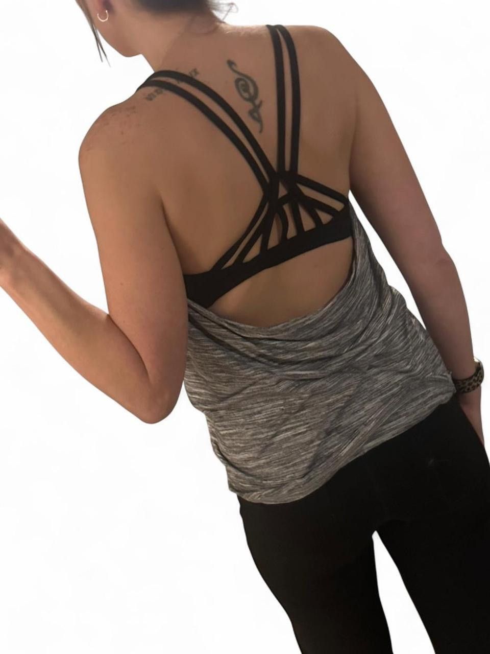 Lululemon Lululemon Wild Tank Heathered Grey - Strappy Back - Size 4 Size M / US 6-8 / IT 42-44 - 1 Thumbnail