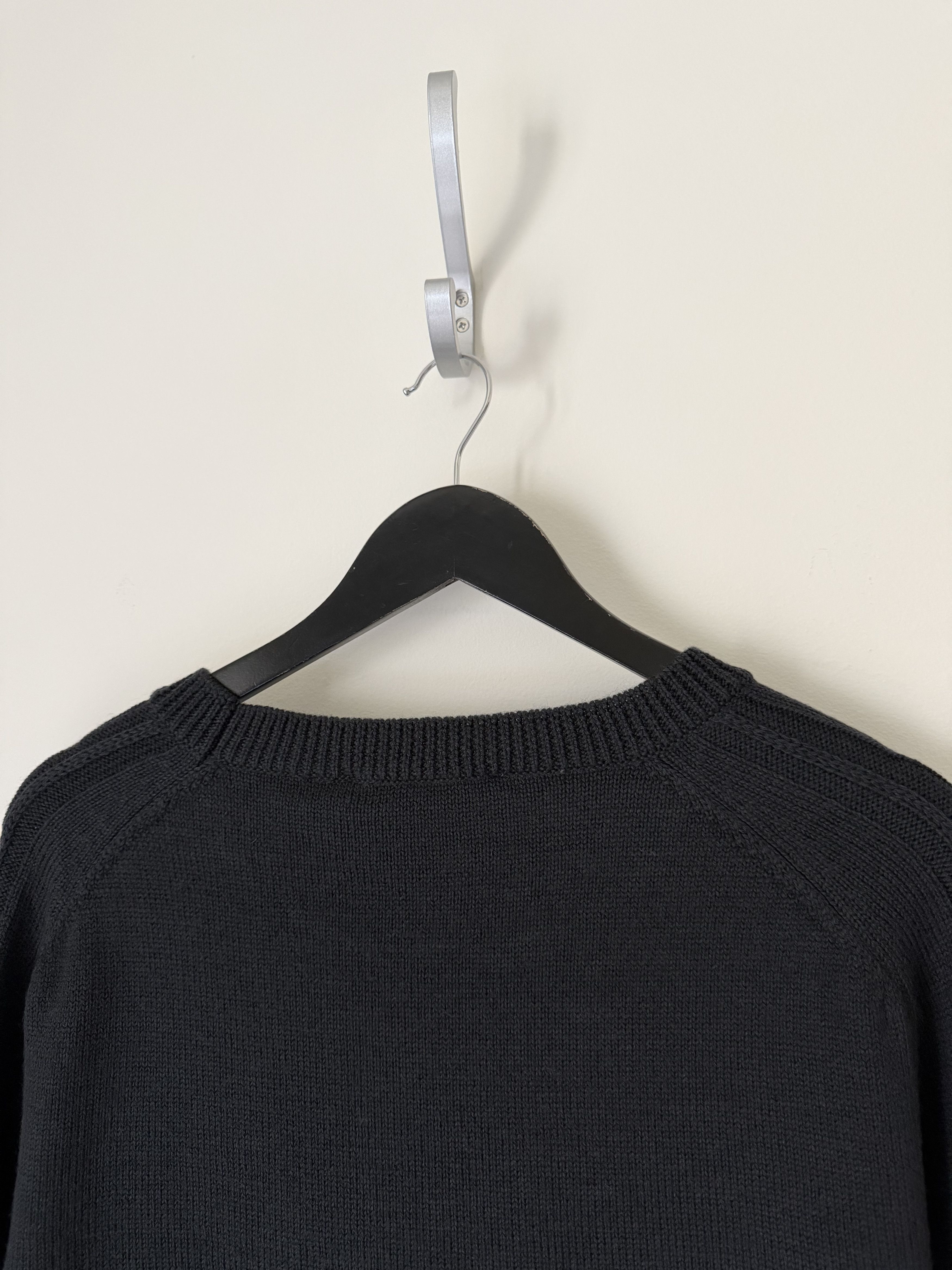 Our Legacy Our Legacy True Roundneck Sweater in Off Black Rustic Merino Size US XXL / EU 58 / 5 - 7 Thumbnail