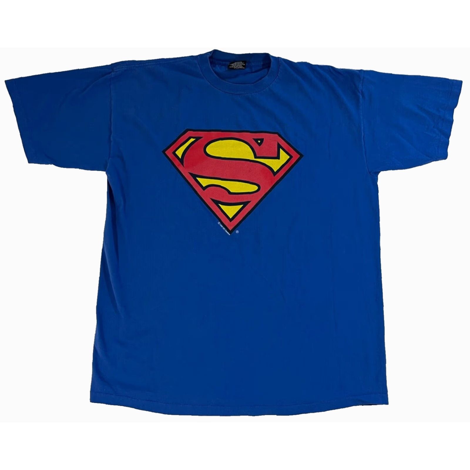 Vintage VINTAGE Signal Sport Superman T-Shirt Men’s 90s Cotton Blue XL Short Sleeve Crew Neck Size US XL / EU 56 / 4 - 2 Thumbnail