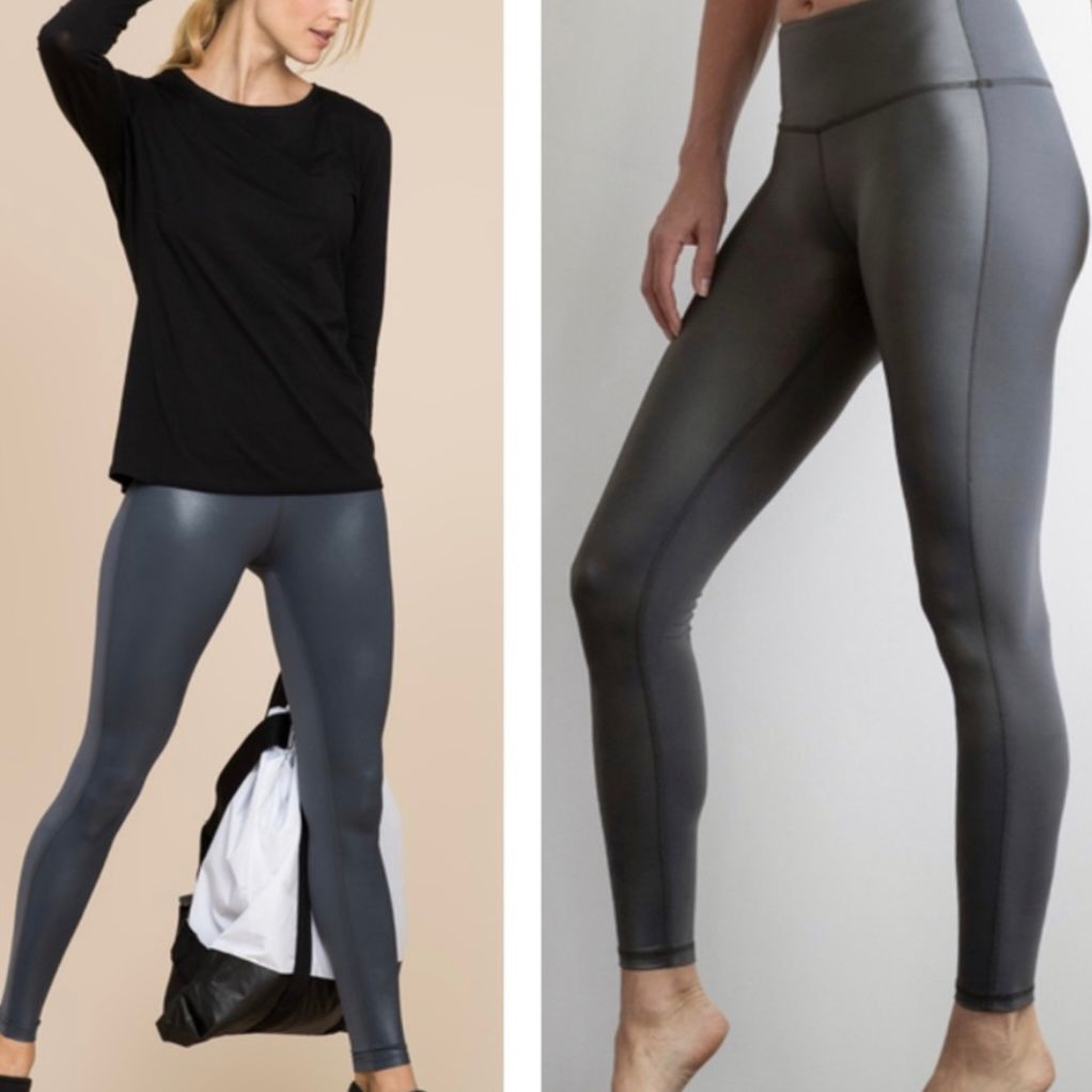 Preach Peach Nina 2.0 Forest Compression Leggings Gloss Front, Matt Size 30" / US 8 / IT 44 - 9 Thumbnail