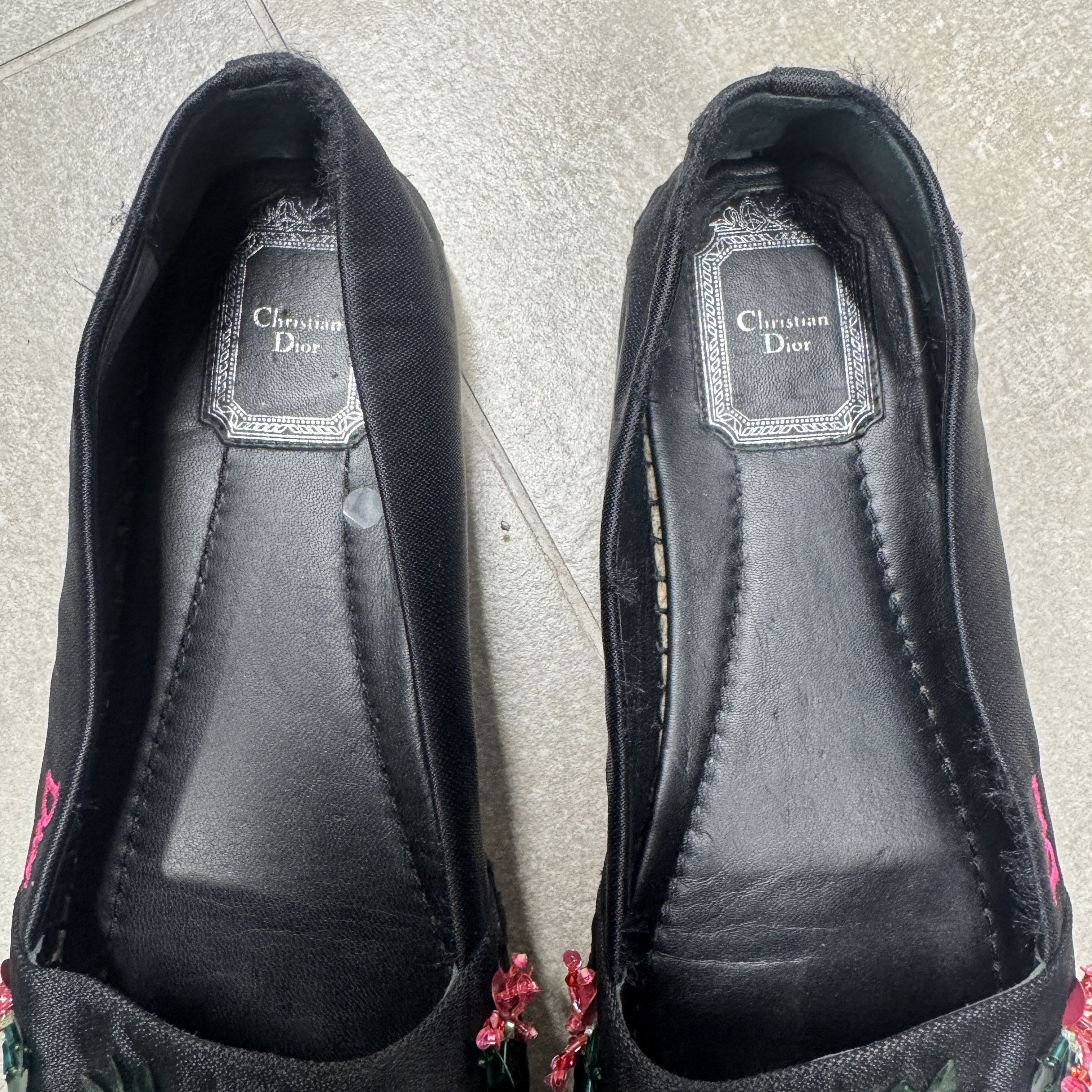 Dior Dior Embellished Espadrille Flats In Black RRP £580 Size US 7.5 / IT 37.5 - 6 Thumbnail