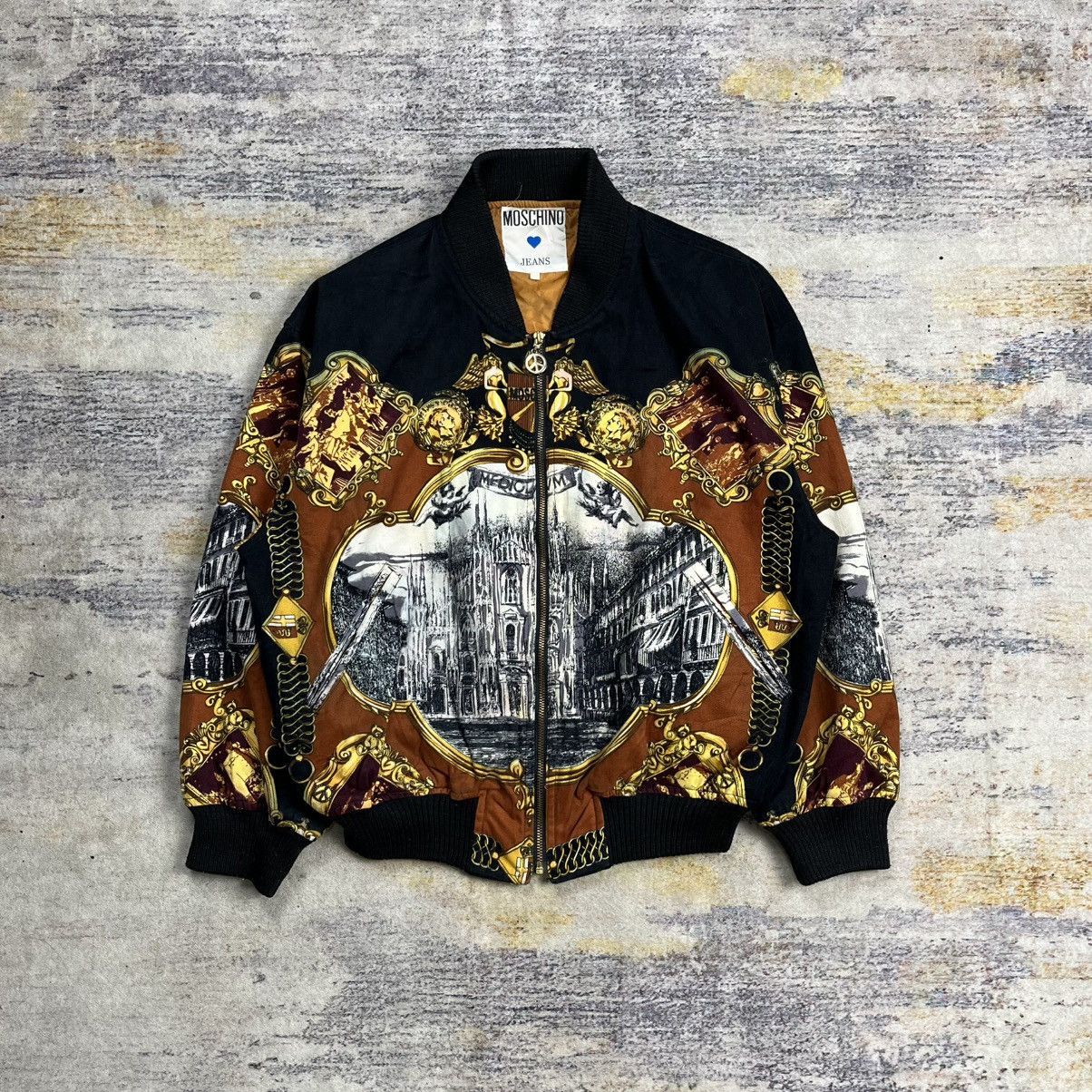 Moschino Vintage Moschino baroque cathedral print bomber jacket Size M / US 6-8 / IT 42-44 - 1 Thumbnail