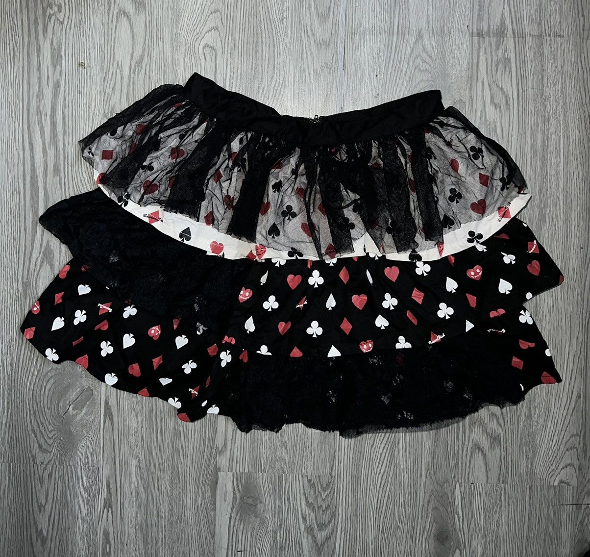 Vivienne Westwood Banana fish playing card layered skirt ♥️♣️♠️♦️ Size 26" / US 2 / IT 38 - 8 Thumbnail