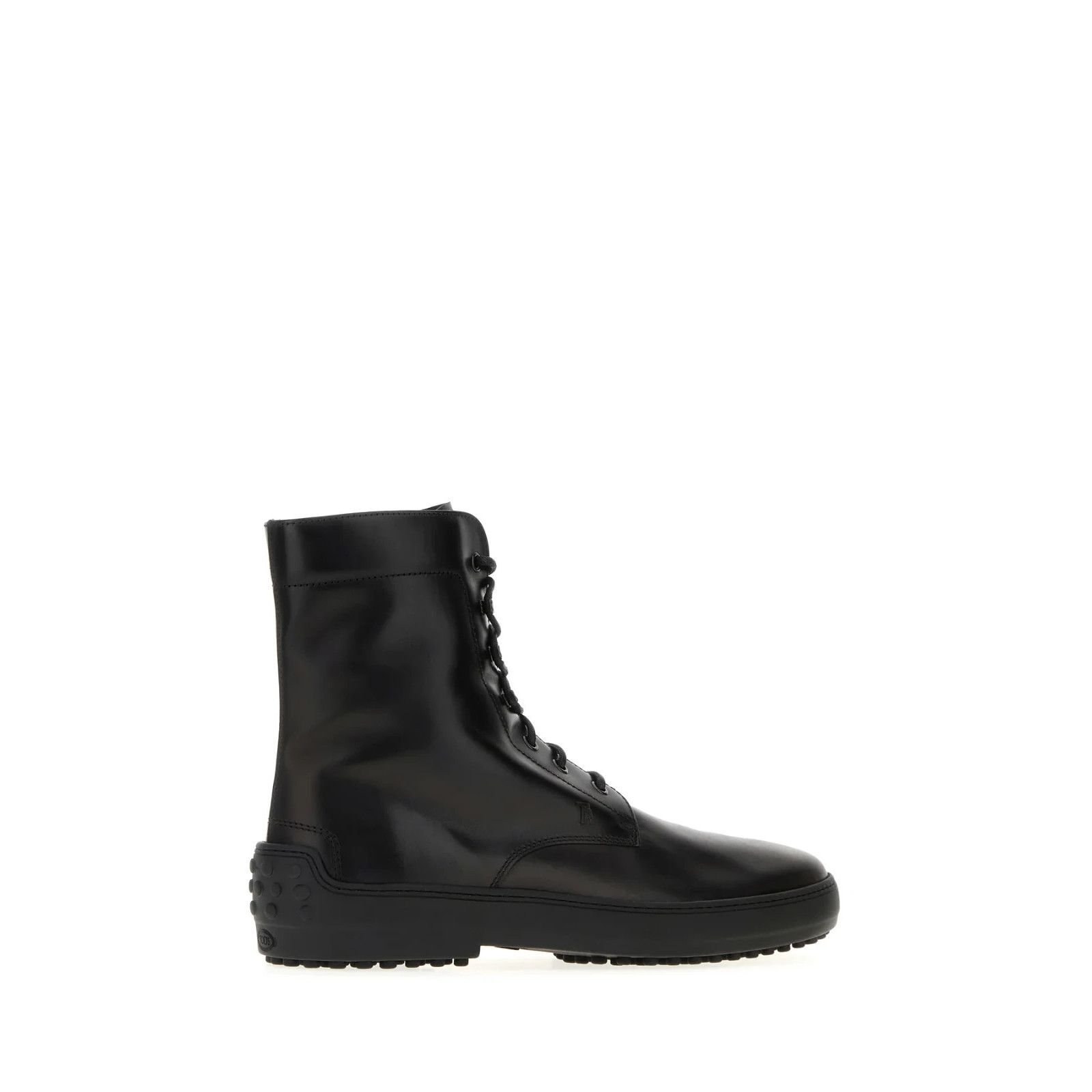 TOD'S Black Leather Ankle Boots New & Authentic (Men's size: