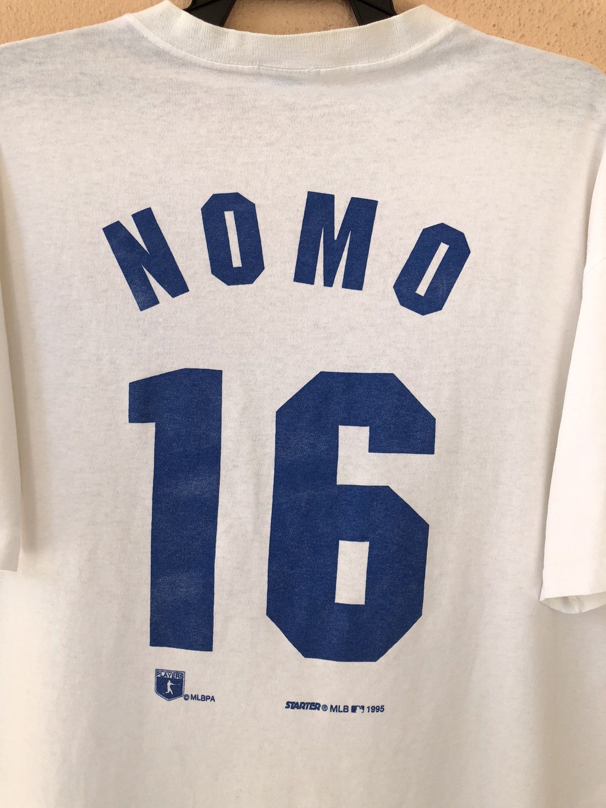 MLB × Vintage Vintage 90s Dodgers NOMO 16 MLB STARTER Tee Size US XL / EU 56 / 4 - 15 Thumbnail