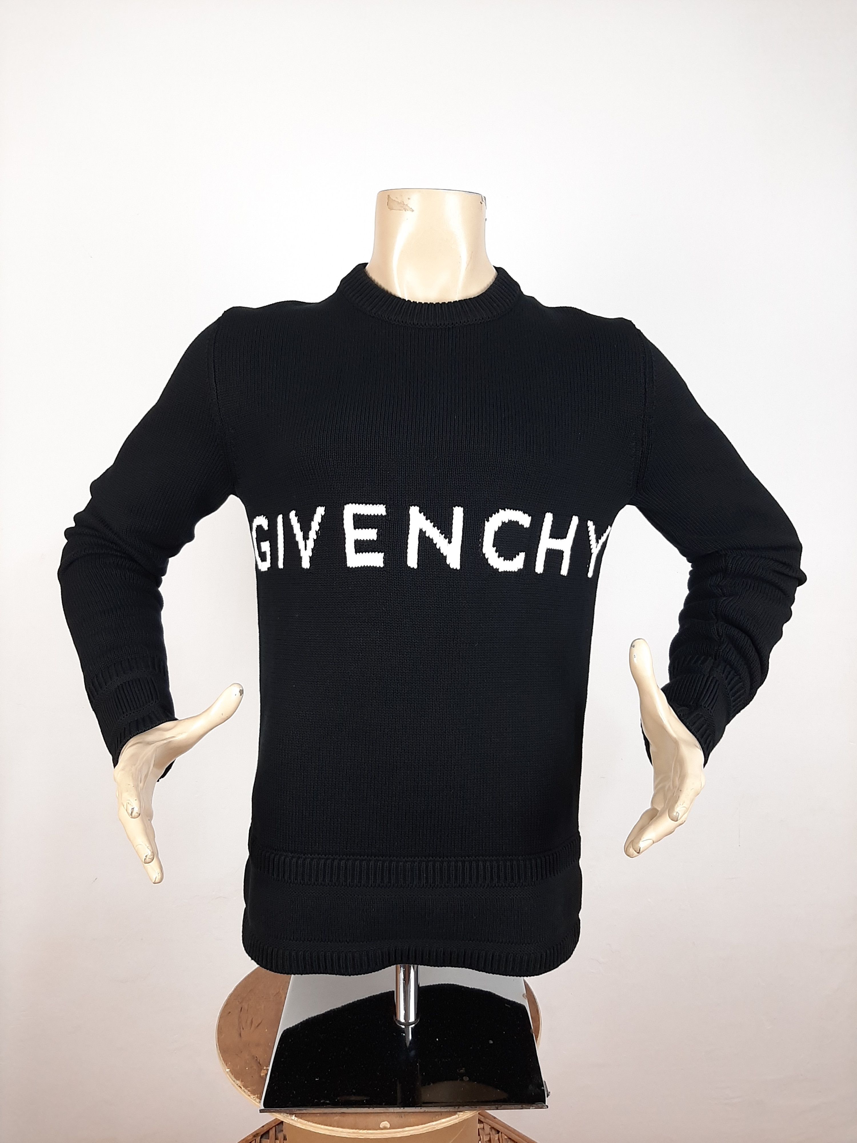 Givenchy Givenchy 4G Intarsia Sweater Black Men's Size S Size US S / EU 44-46 / 1 - 3 Thumbnail