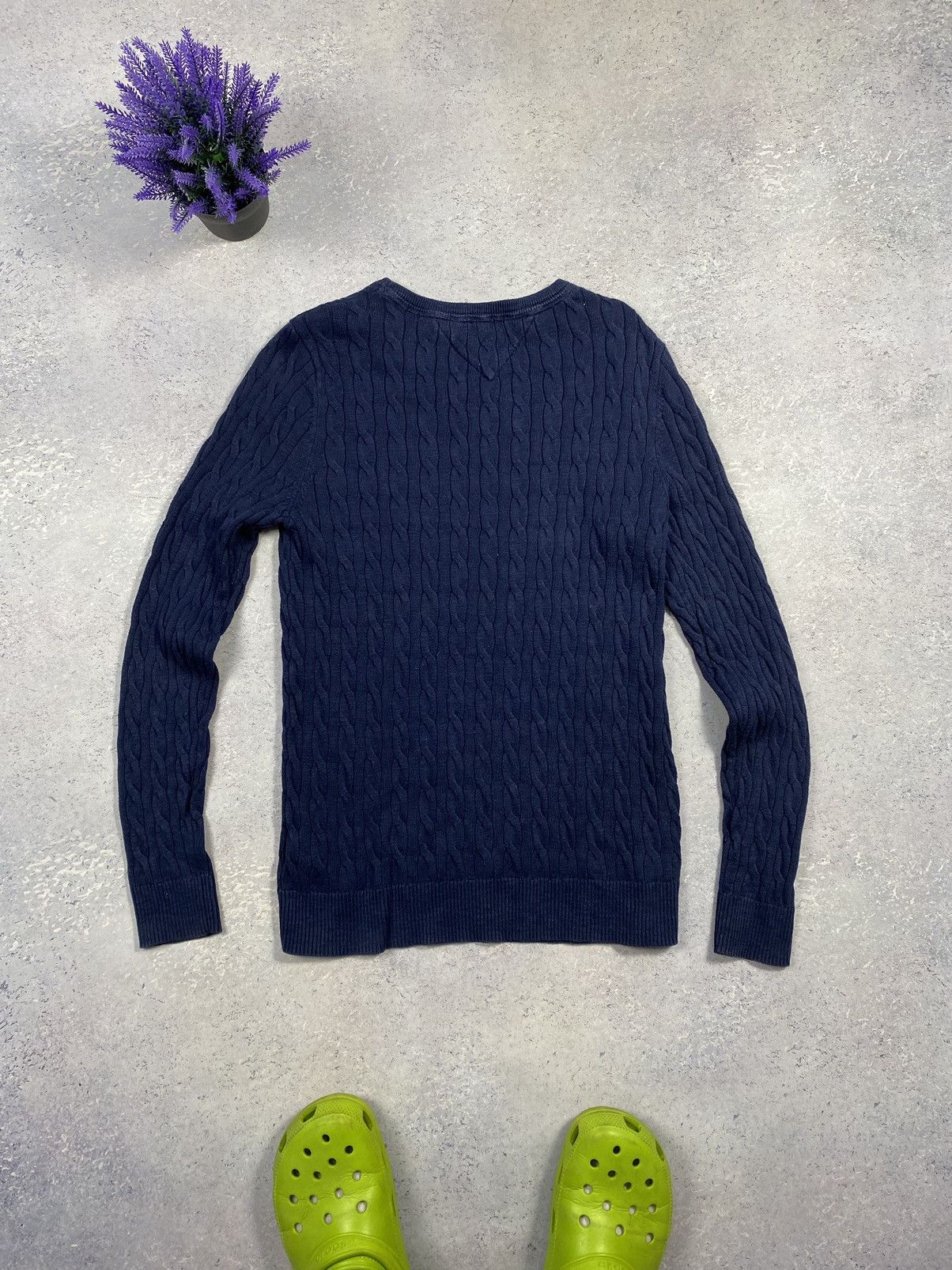 Tommy Hilfiger Tommy Hilfiger Men’s Blue Knitted Sweater Size Large Size US L / EU 52-54 / 3 - 7 Thumbnail