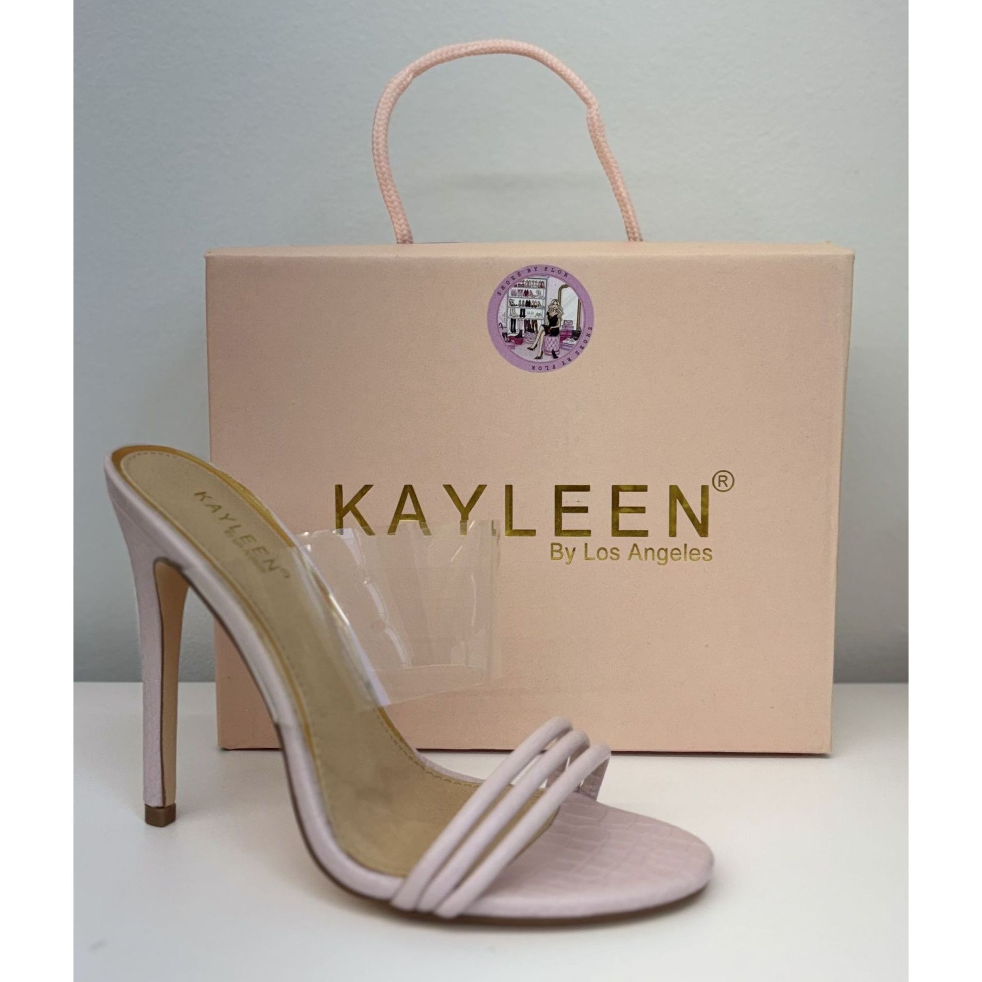 Other KAYLEEN / Berkley-16 / Pink / High Heeled Sandals With Clear Size US 9 / IT 39 - 10 Thumbnail