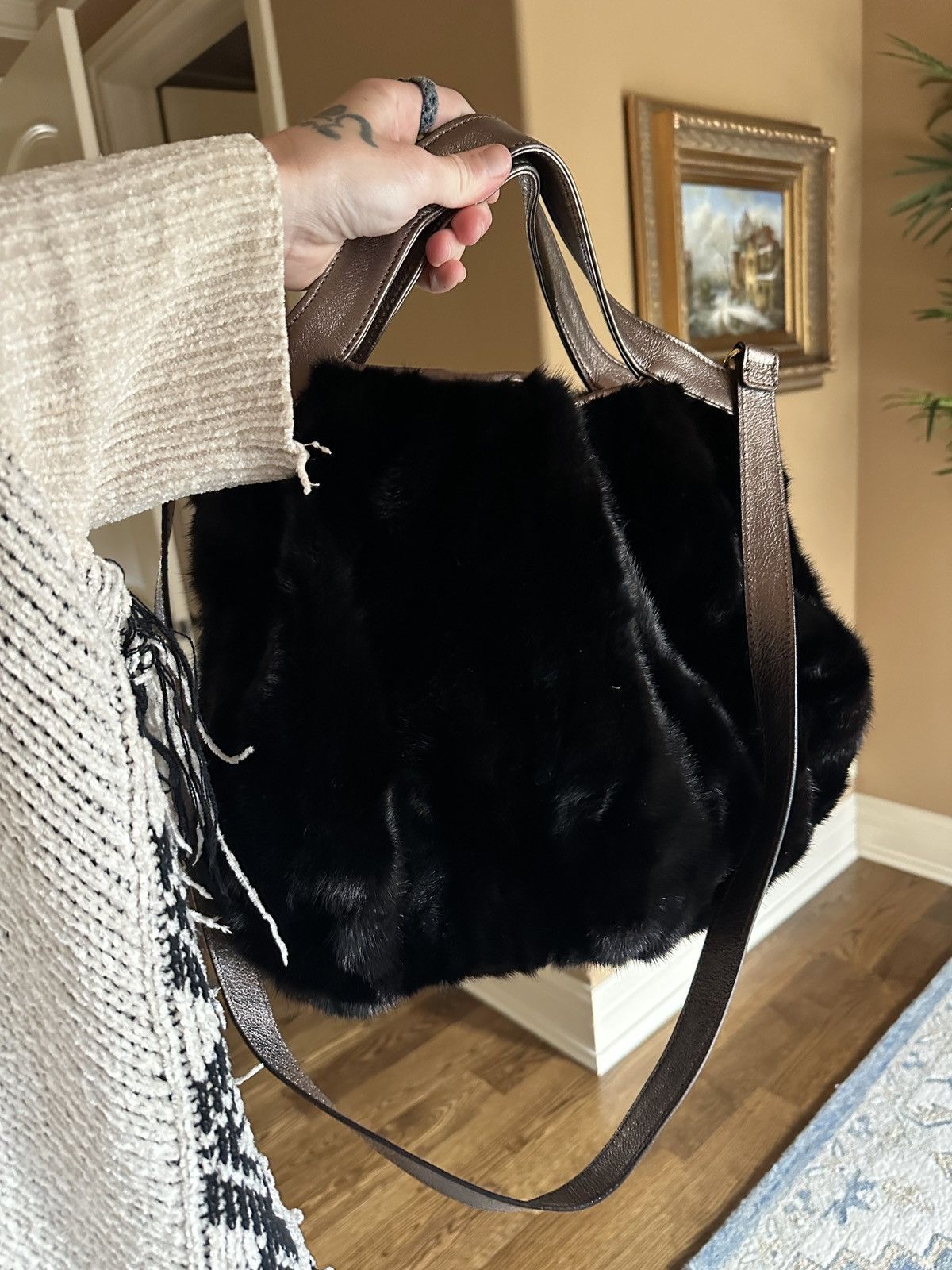 Other Italian Fur Purse Size ONE SIZE - 7 Thumbnail