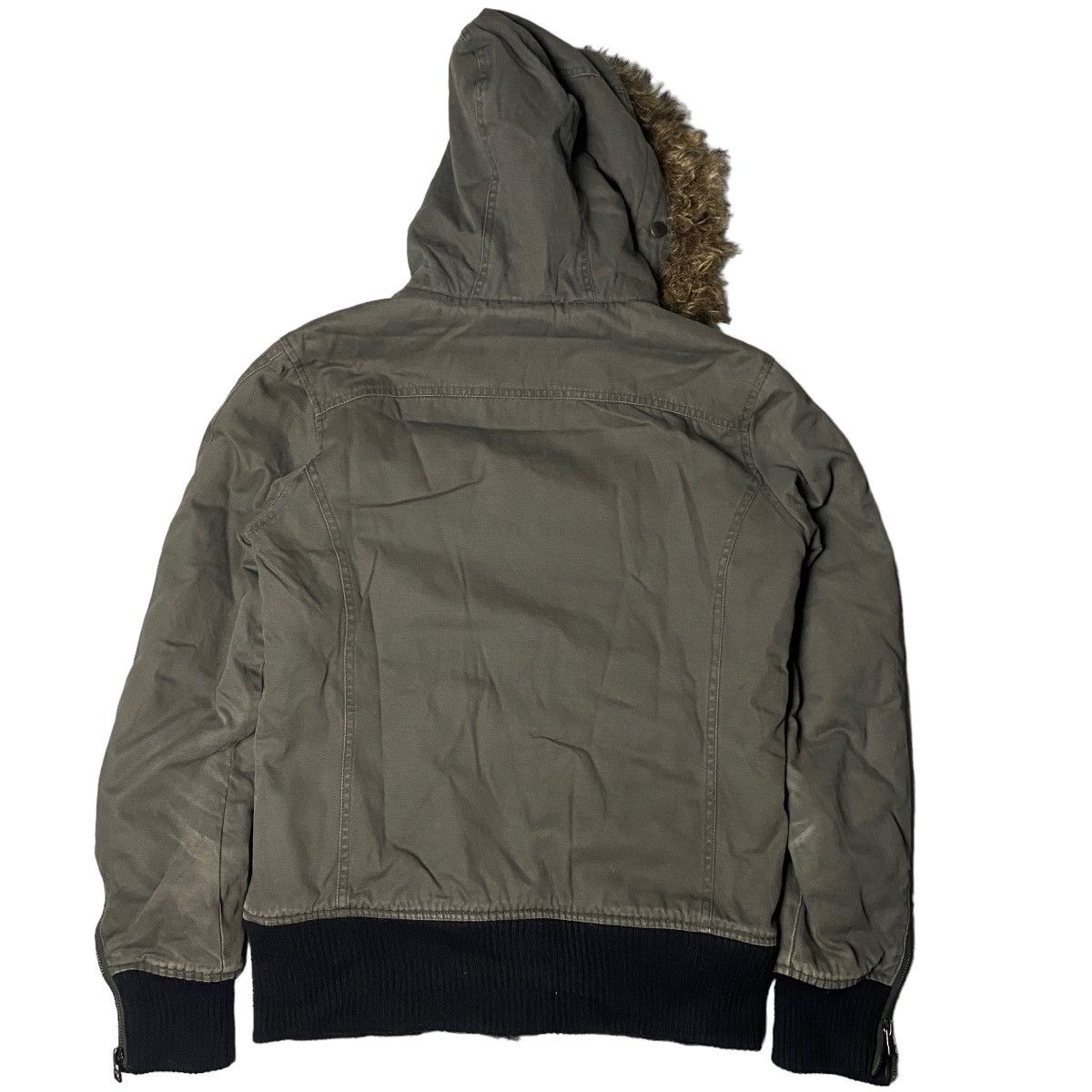 If Six Was Nine 2000's Jackrose Japanese Fur Raccoon Bomber Jacket Size US M / EU 48-50 / 2 - 2 Thumbnail