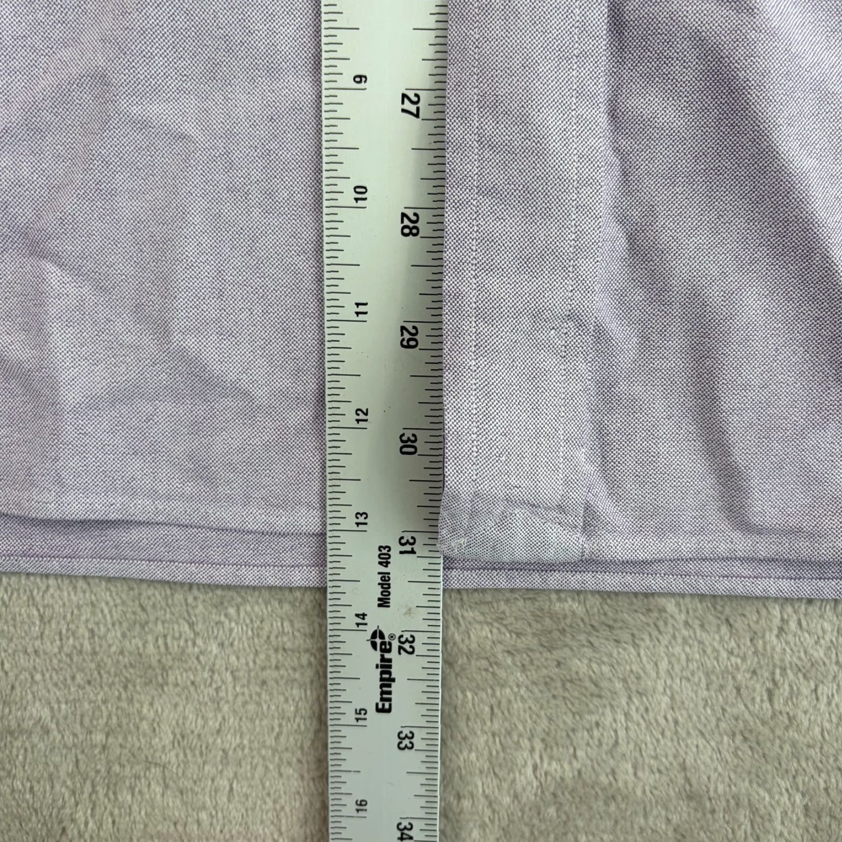 Polo Ralph Lauren Polo Ralph Lauren Classic Fit Oxford Shirt Men 2XL Lavender Purple Button-Up Solid Long Sleeve Casual Travel Ready Mens Size US XXL / EU 58 / 5 - 7 Thumbnail