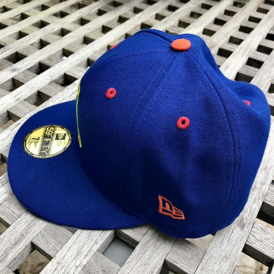 New Era Boston Red Sox ROYGBIV 100 Patch Purple UV 59FIFTY Hat 7 5/8 Size ONE SIZE - 4 Thumbnail