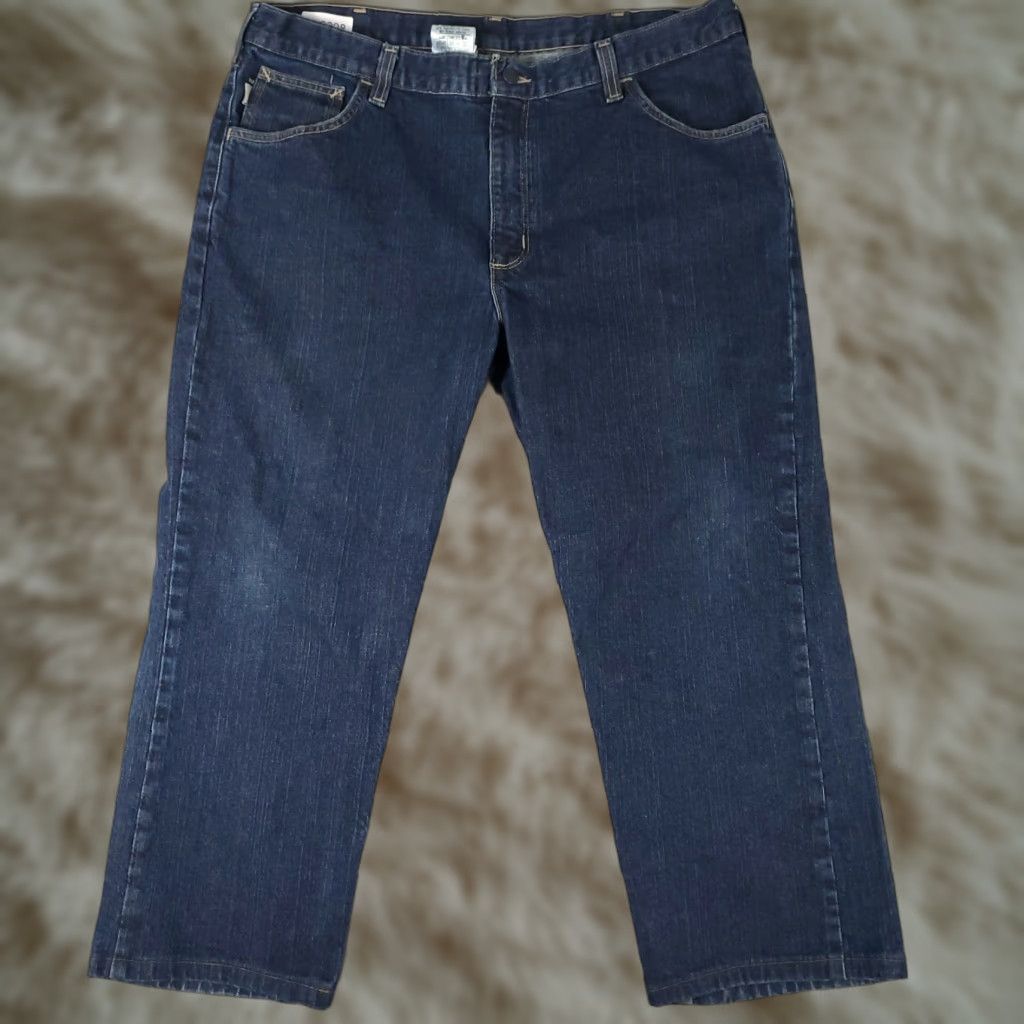 Carhartt Carhartt Jeans Mens 38x25 Denim Straight Leg 5-Pocket Blue Regular Waist 38 Inseam 25 Cotton Denim Jeans Mens Carhartt Size US 38 / EU 54 - 1 Thumbnail