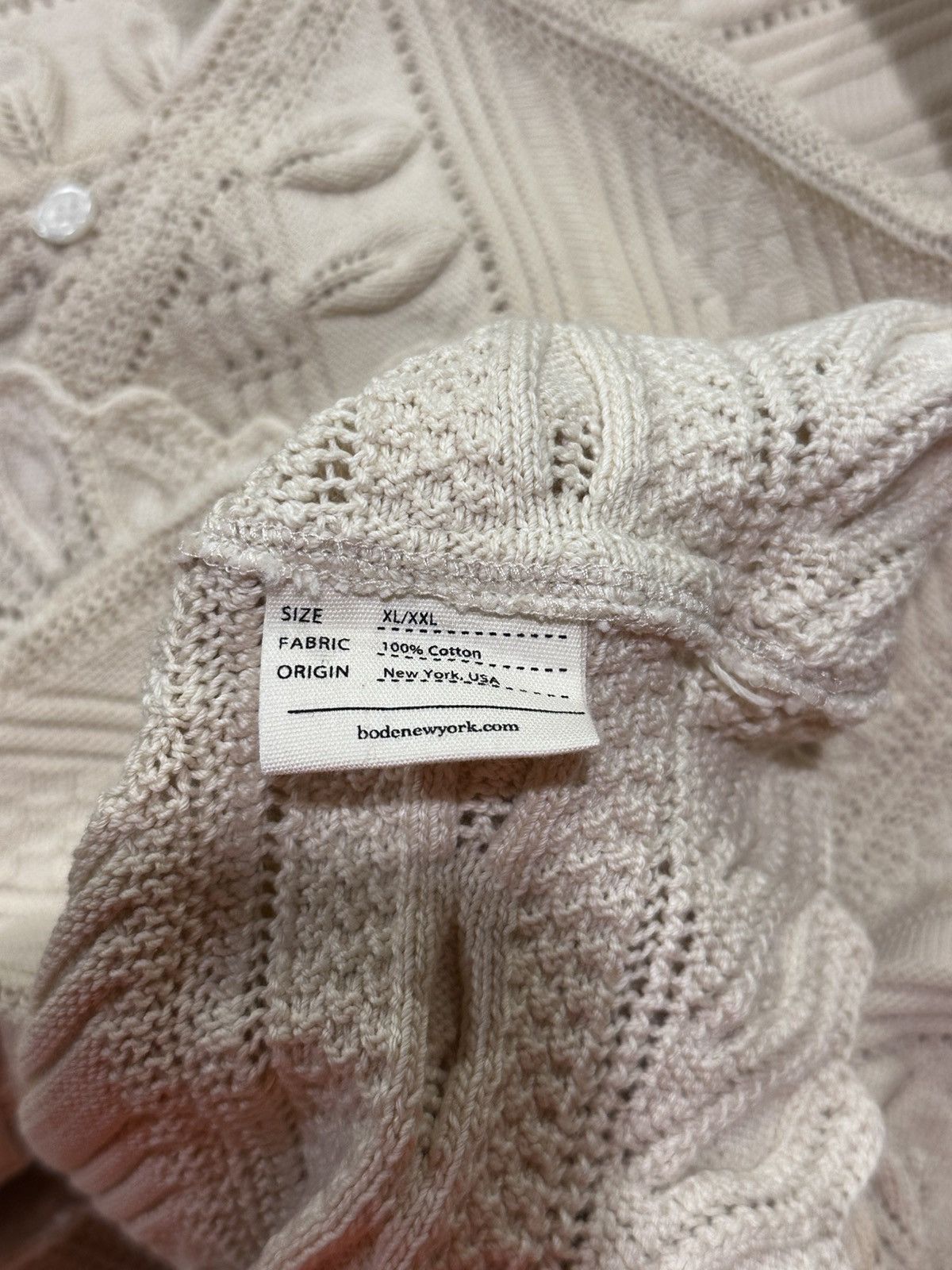 Bode Bode Crochet Frill Collar Overshirt Knit Sweater Jacket Size US XL / EU 56 / 4 - 14 Thumbnail