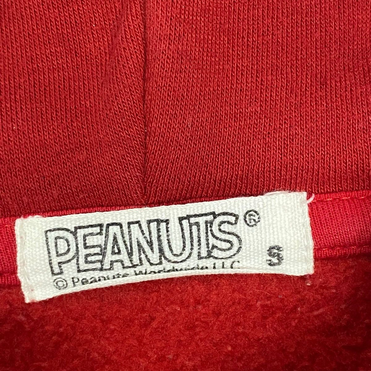 Vintage Vintage Peanuts Hoodie Sweater Red Pullover Jumper Size S Size US S / EU 44-46 / 1 - 7 Thumbnail