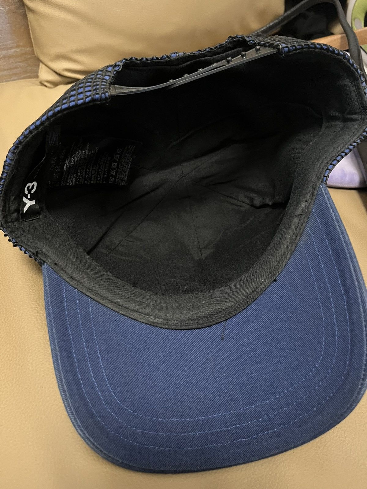 Yohji Yamamoto y-3 logo net trucker cap snapback Size ONE SIZE - 3 Thumbnail